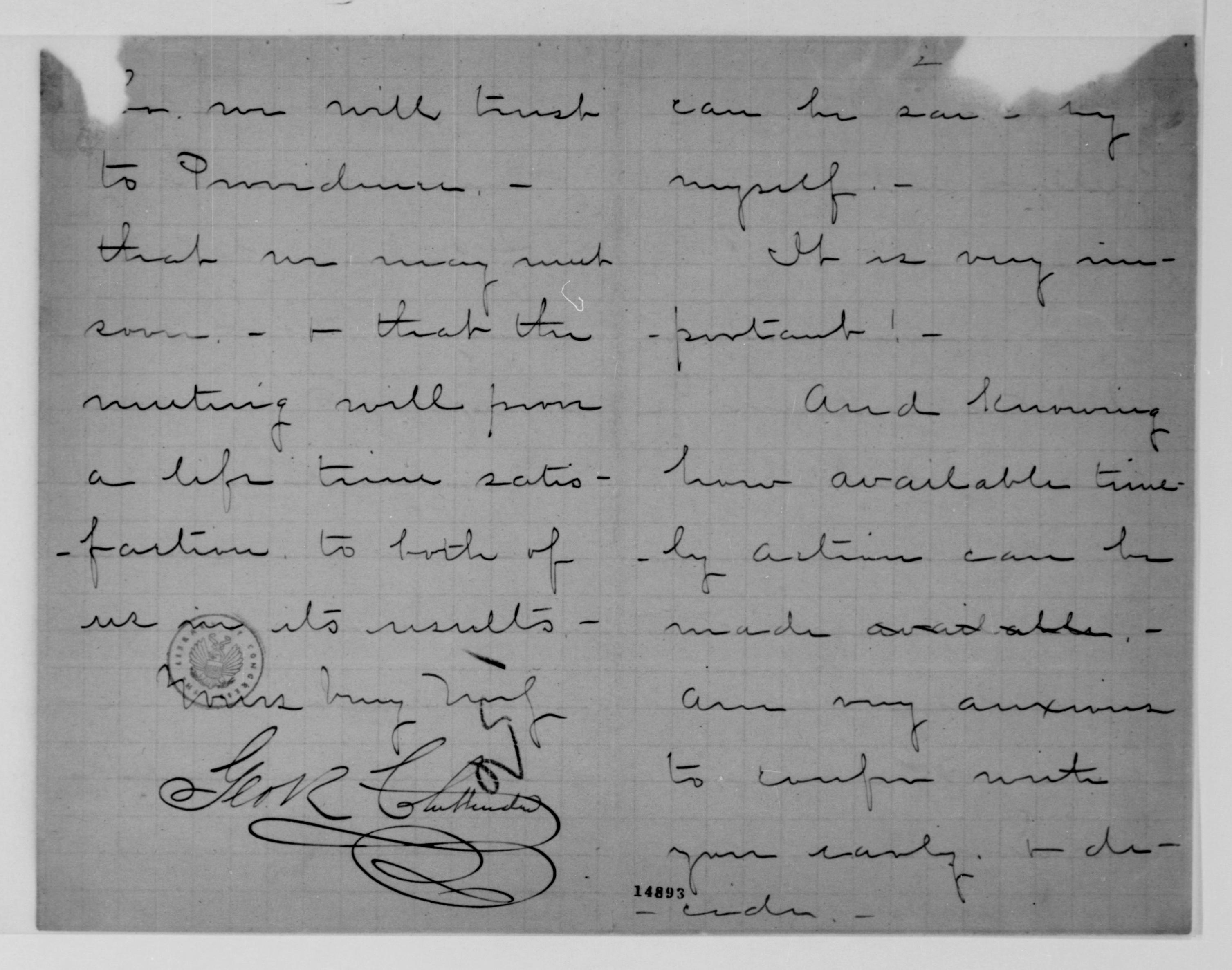 Scanned image of the current content page