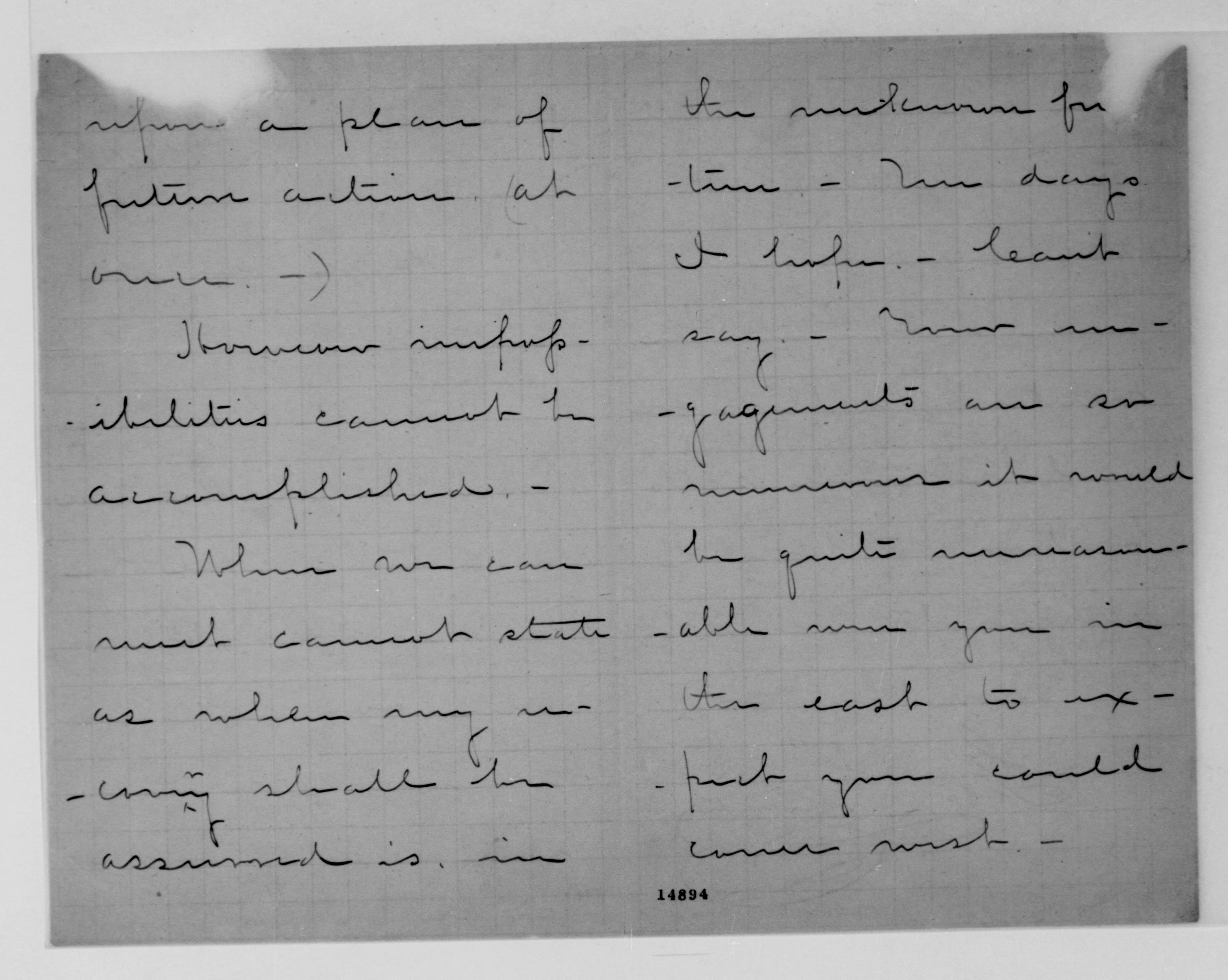 Scanned image of the current content page