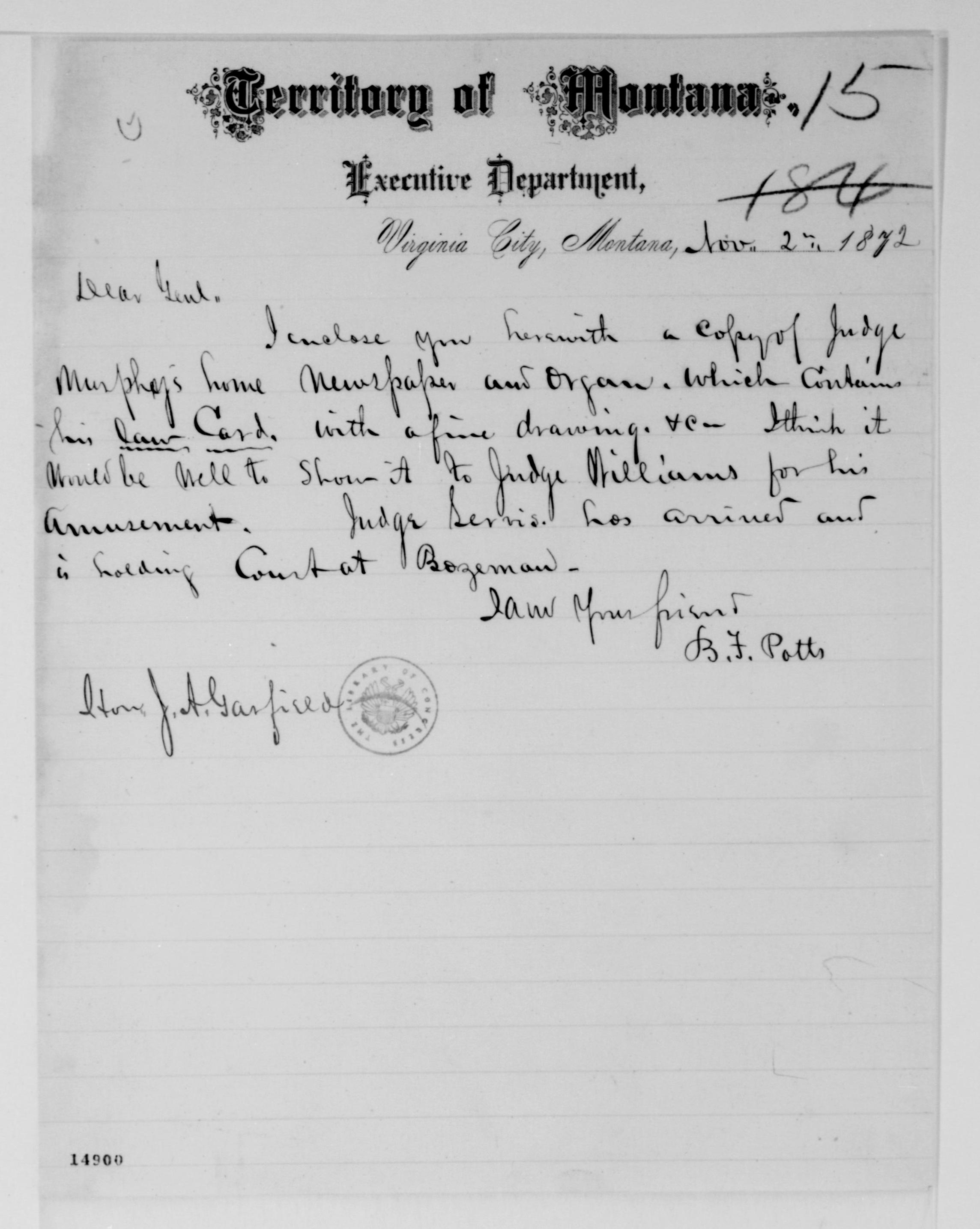 Scanned image of the current content page