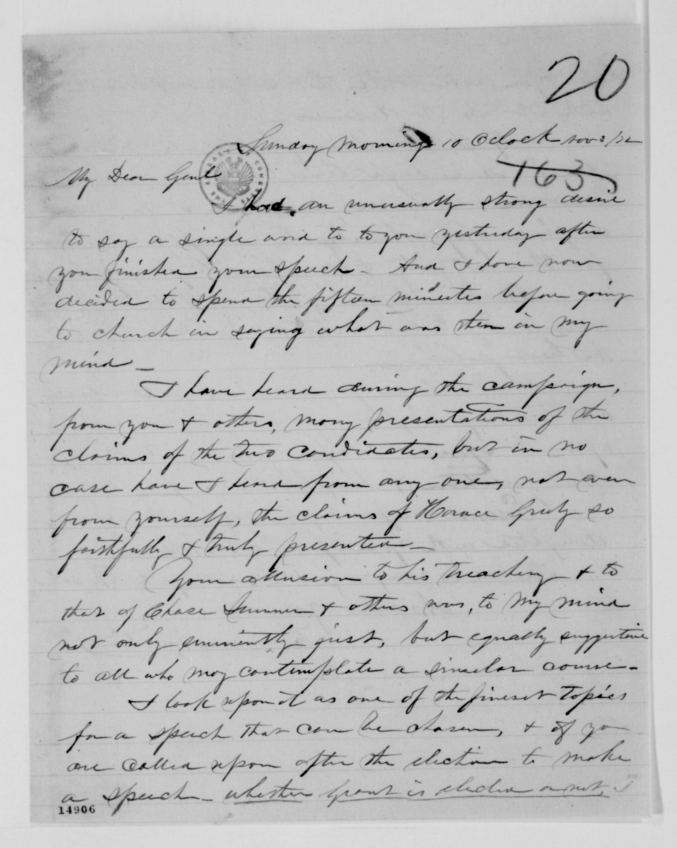 Scanned image of the current content page