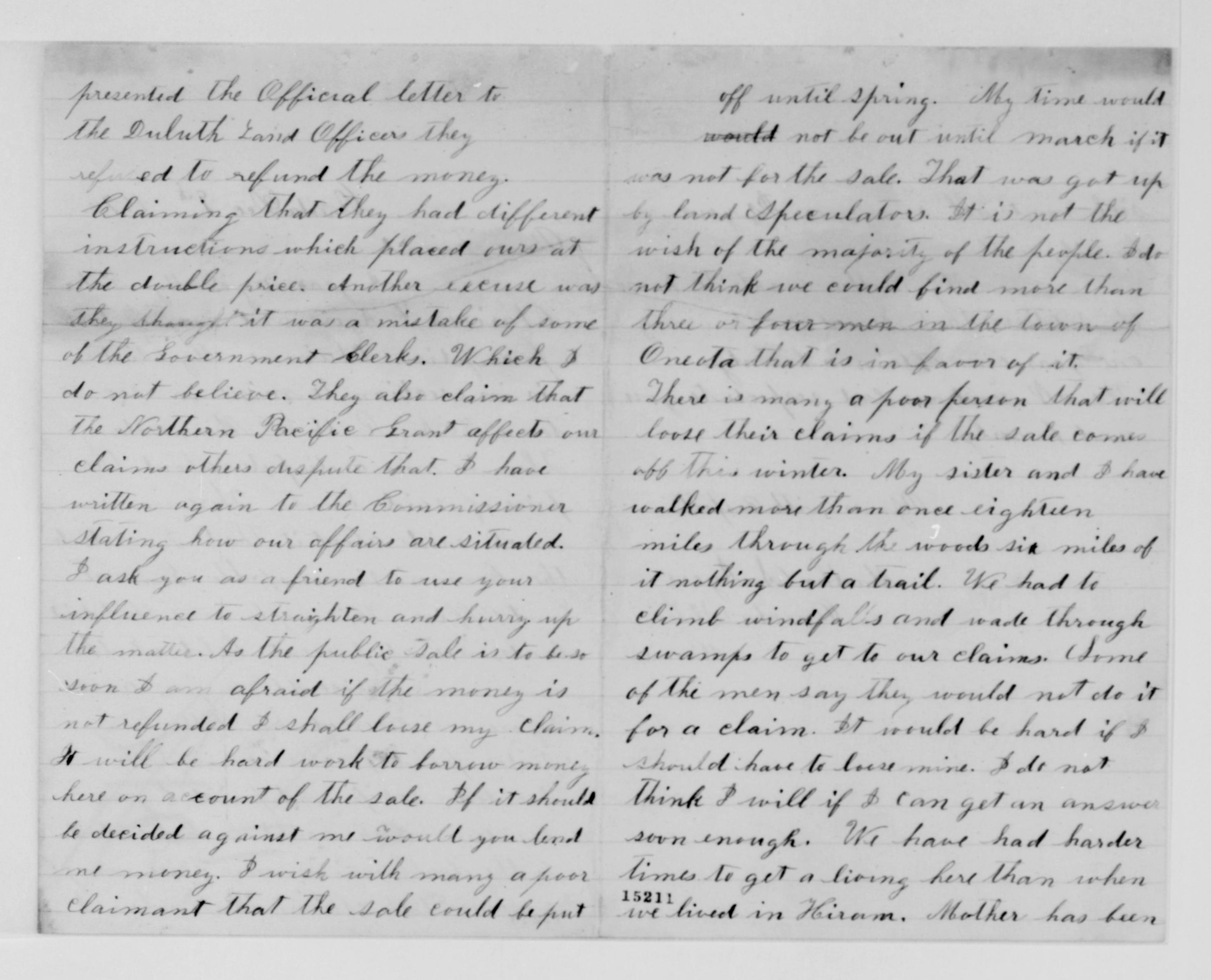 Scanned image of the current content page