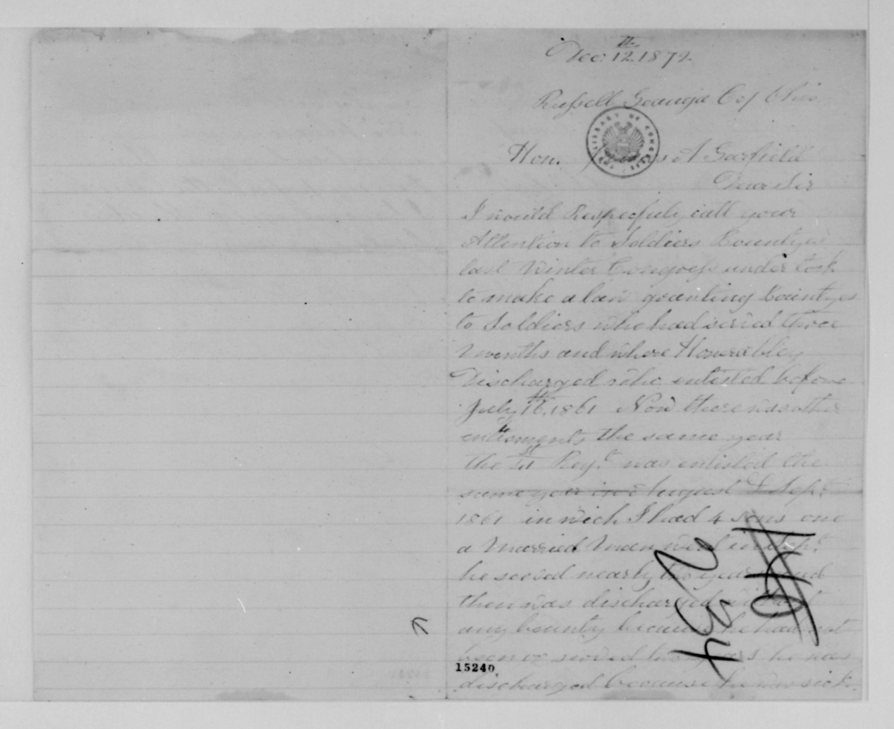 Scanned image of the current content page