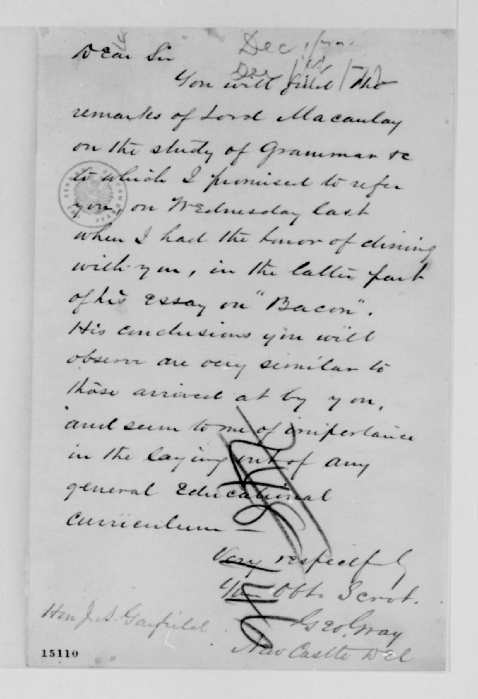 Scanned image of the current content page