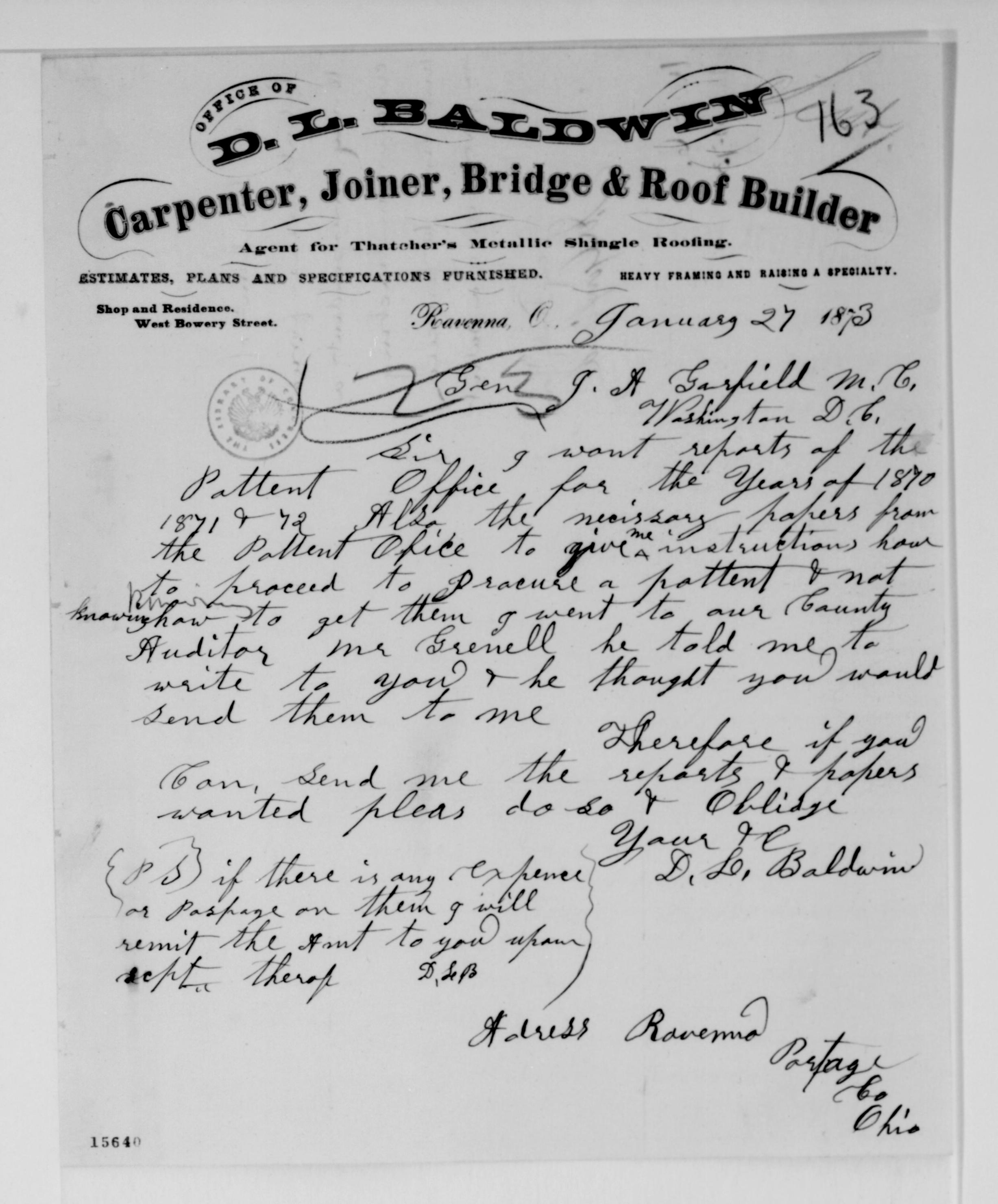 Scanned image of the current content page