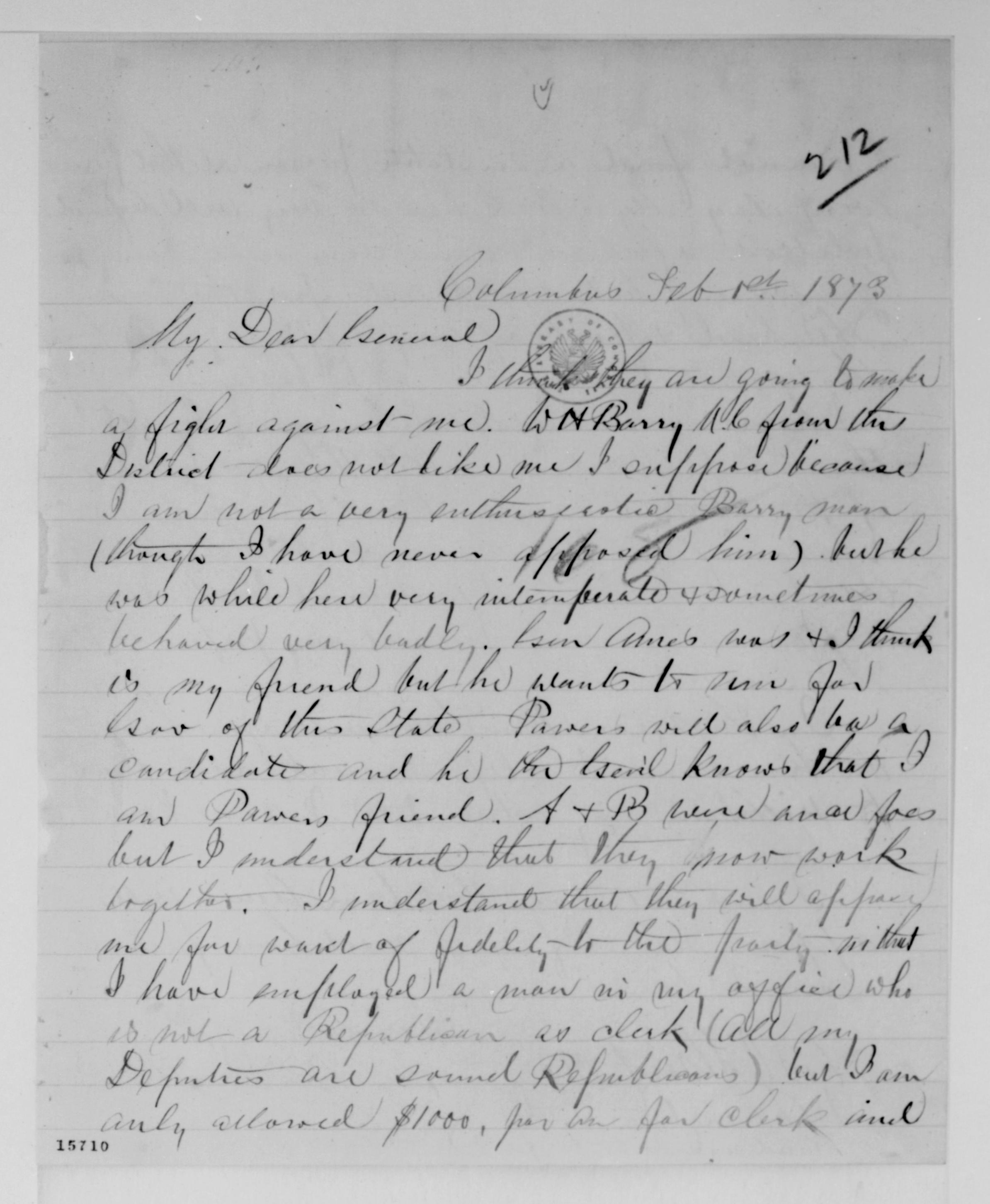 Scanned image of the current content page