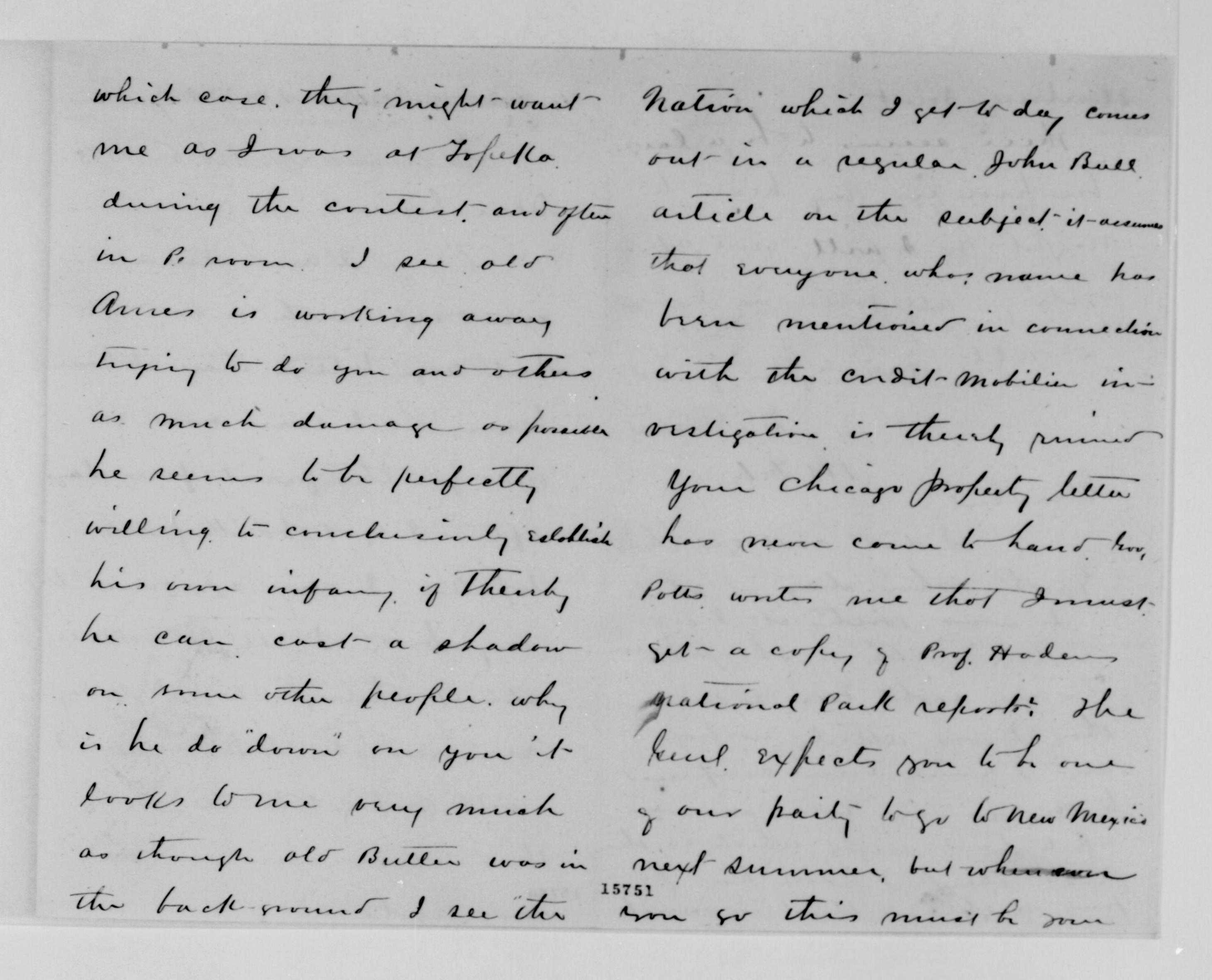 Scanned image of the current content page