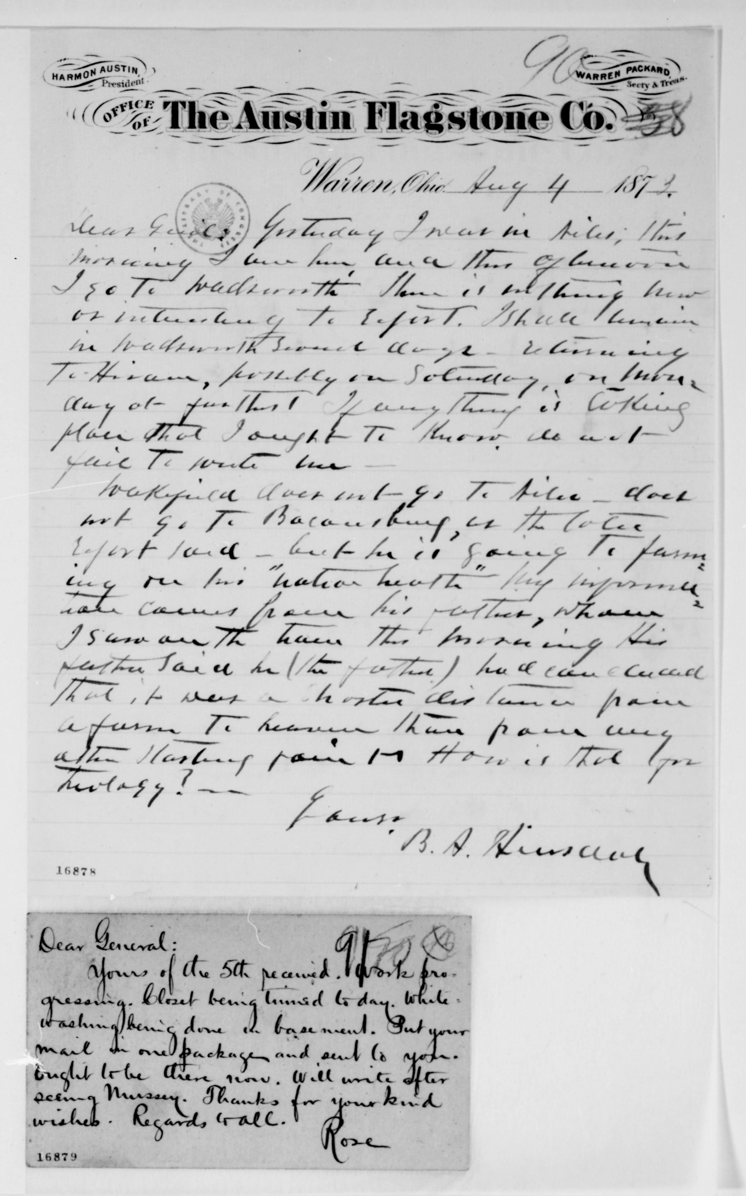Scanned image of the current content page