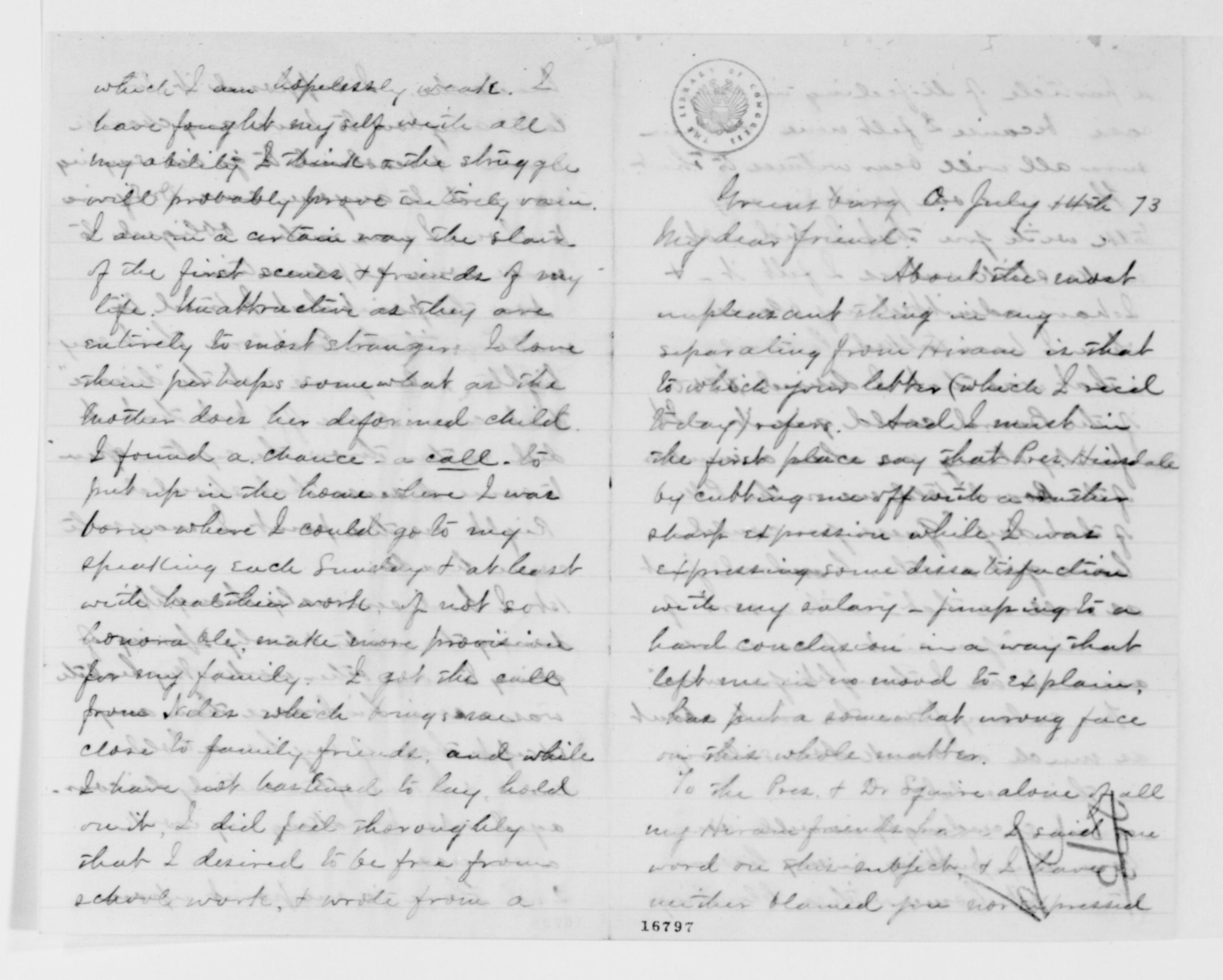 Scanned image of the current content page