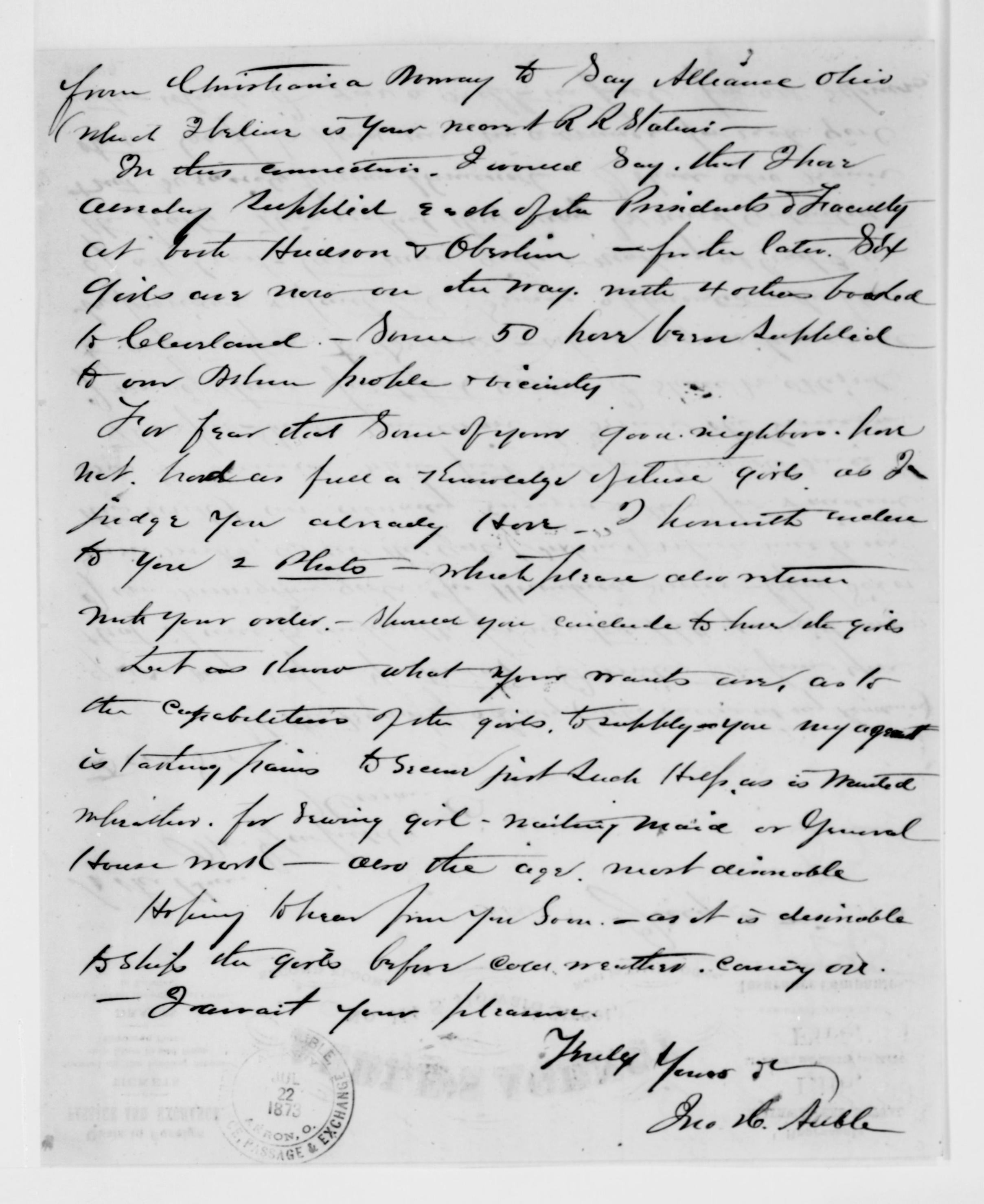 Scanned image of the current content page