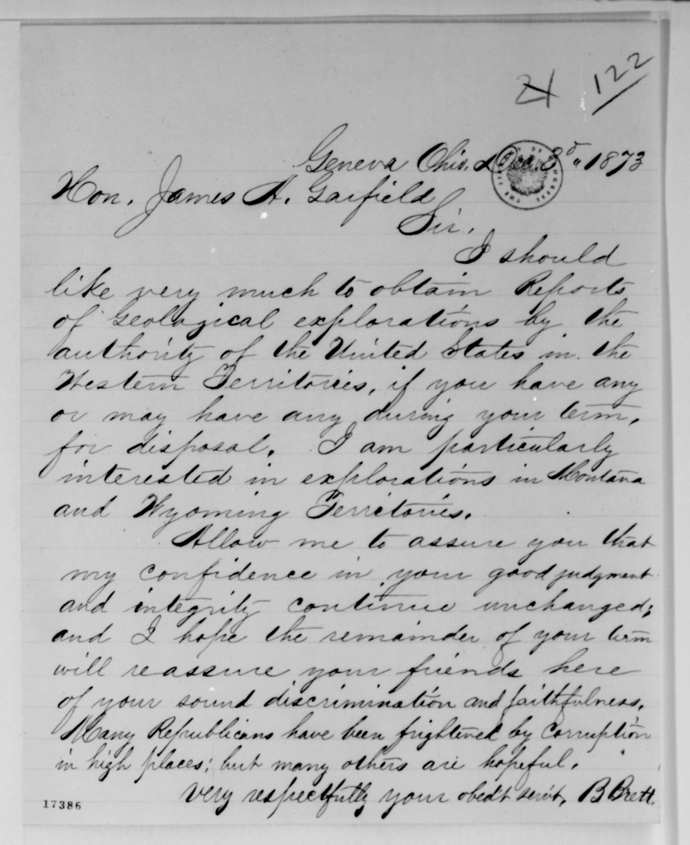 Scanned image of the current content page