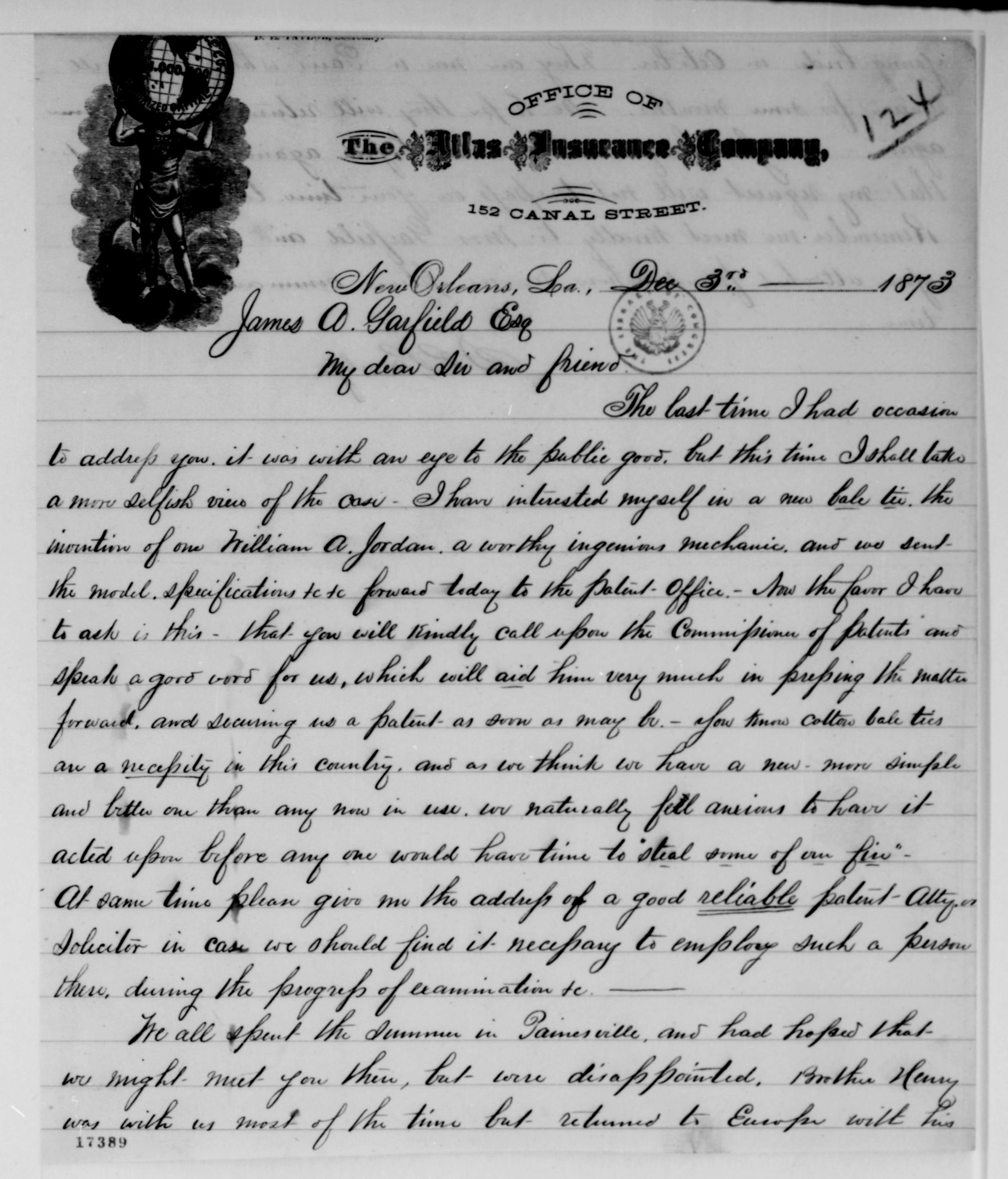 Scanned image of the current content page