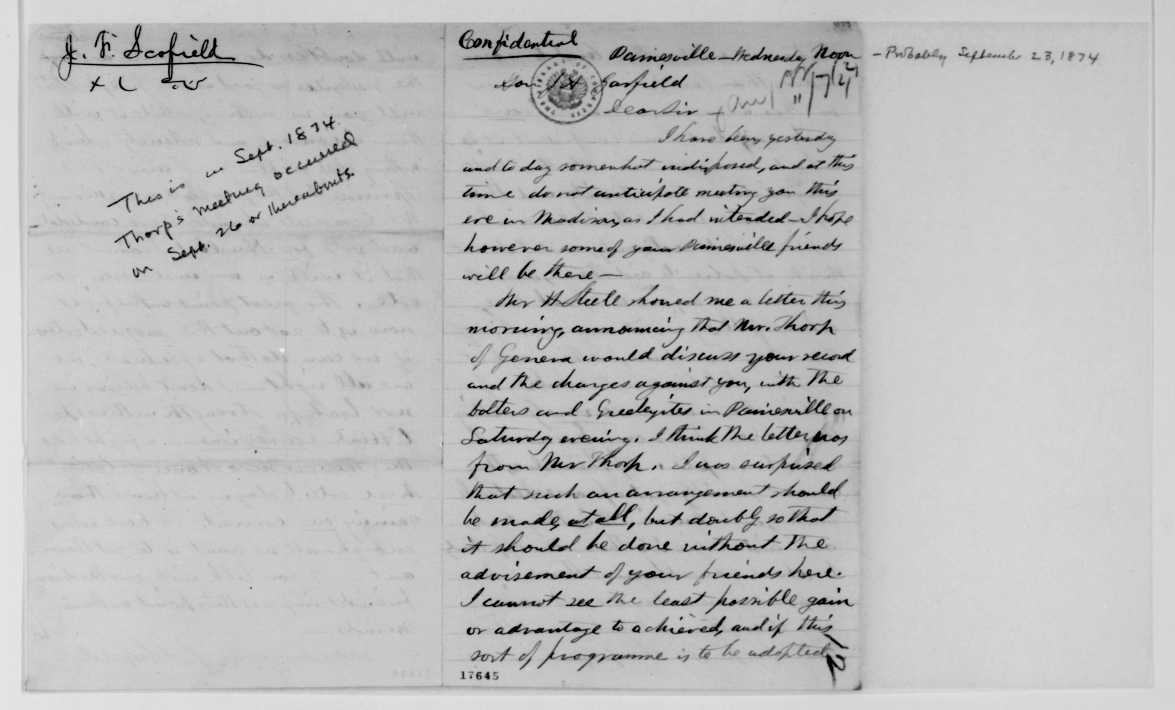 Scanned image of the current content page