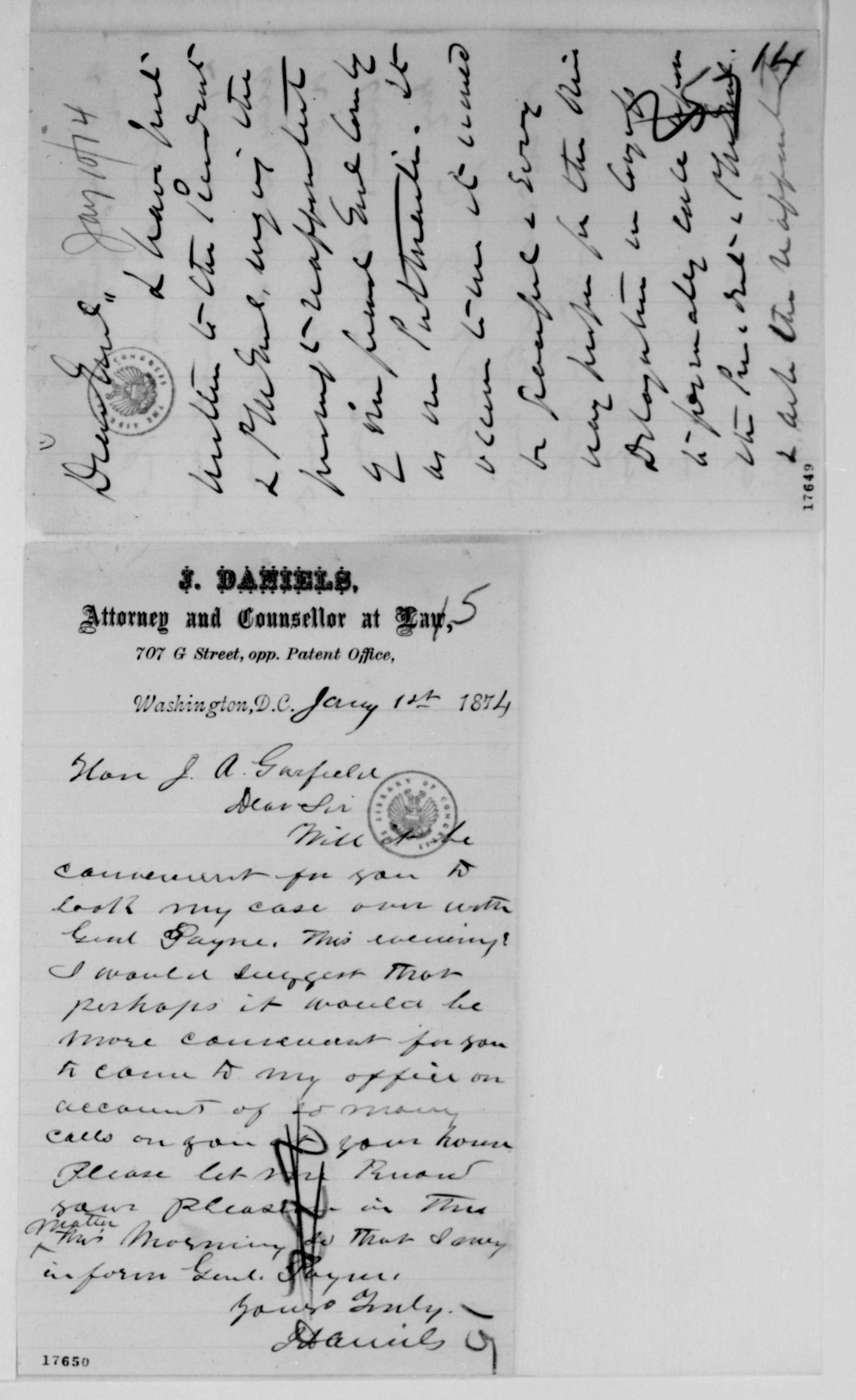 Scanned image of the current content page