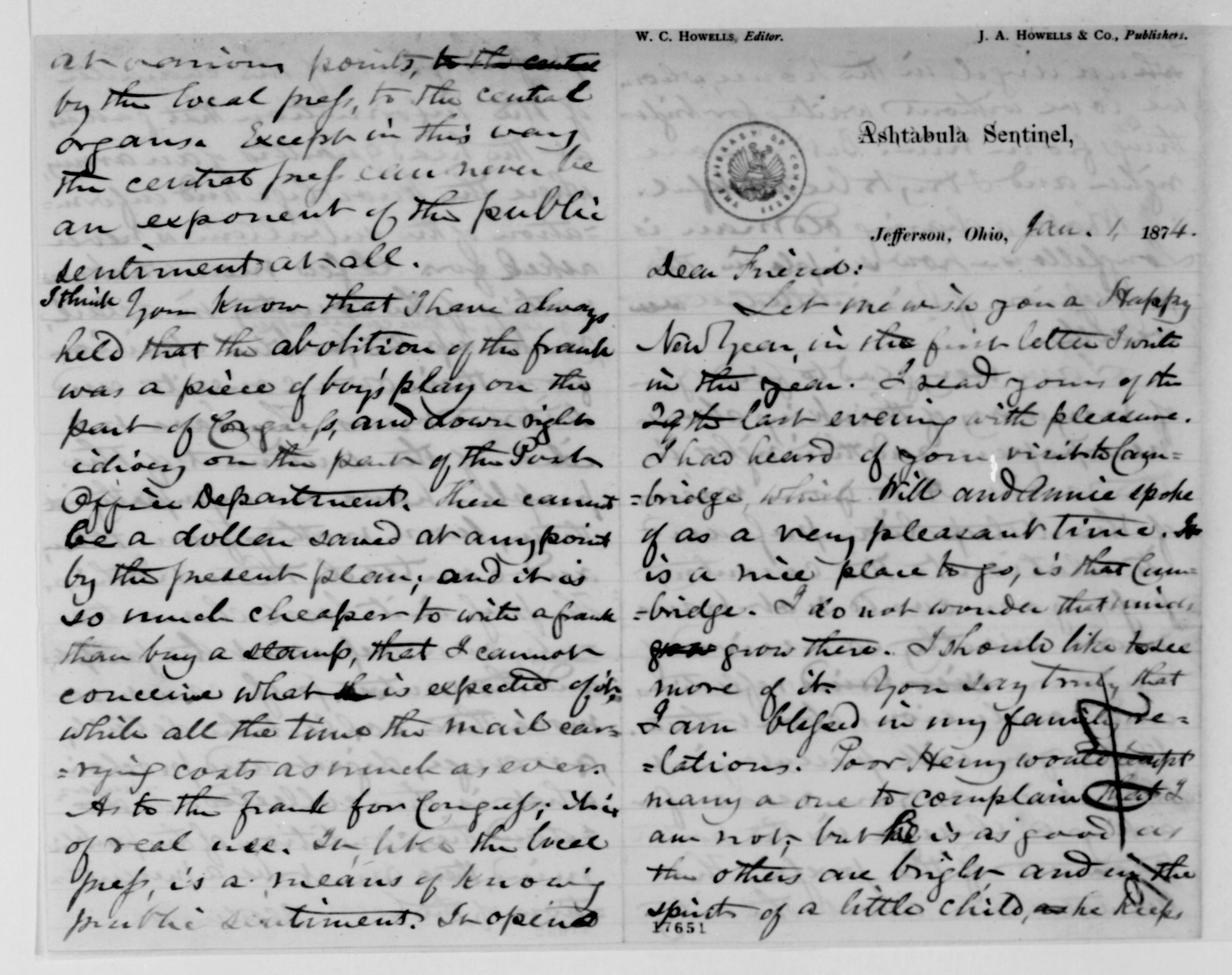 Scanned image of the current content page