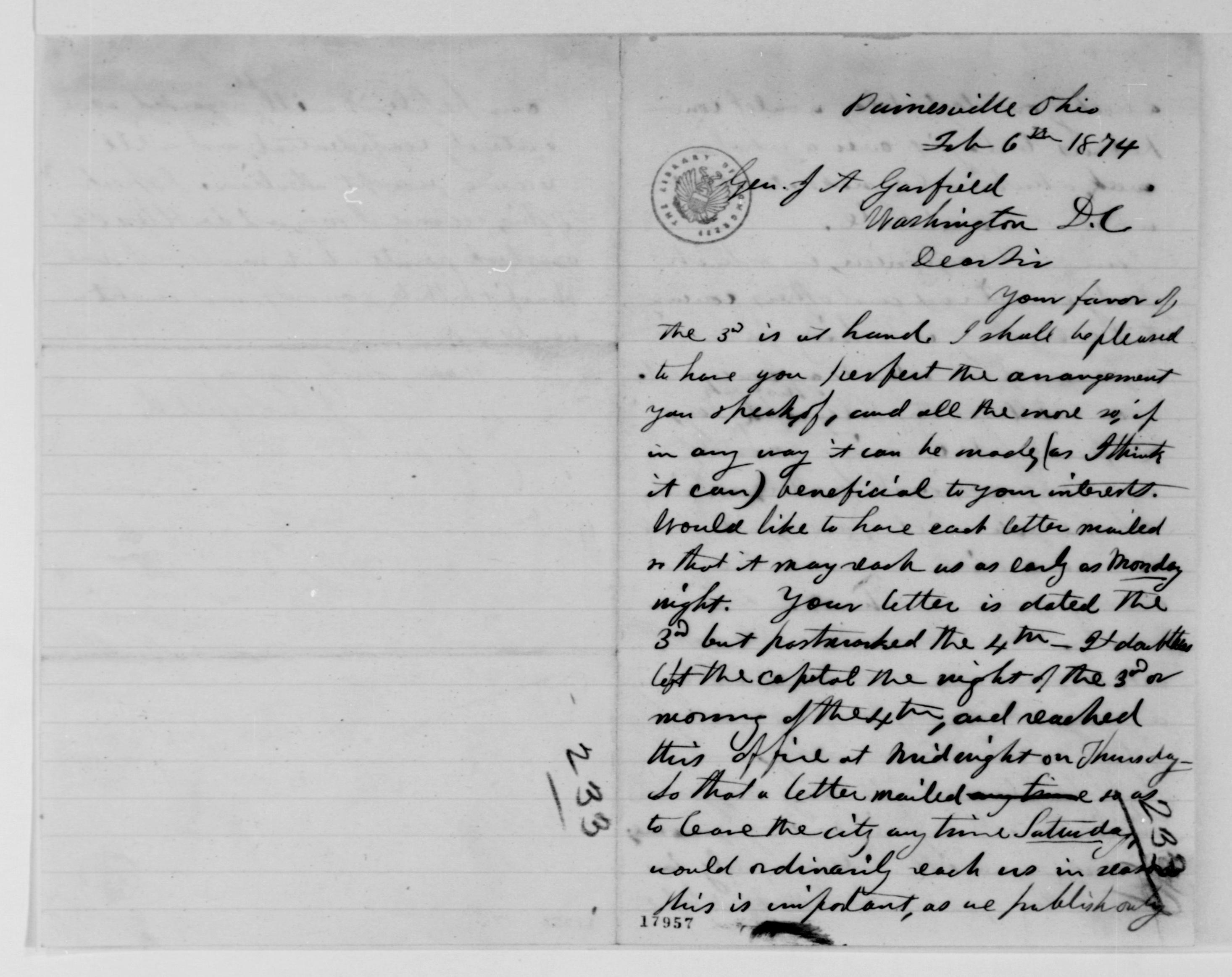 Scanned image of the current content page