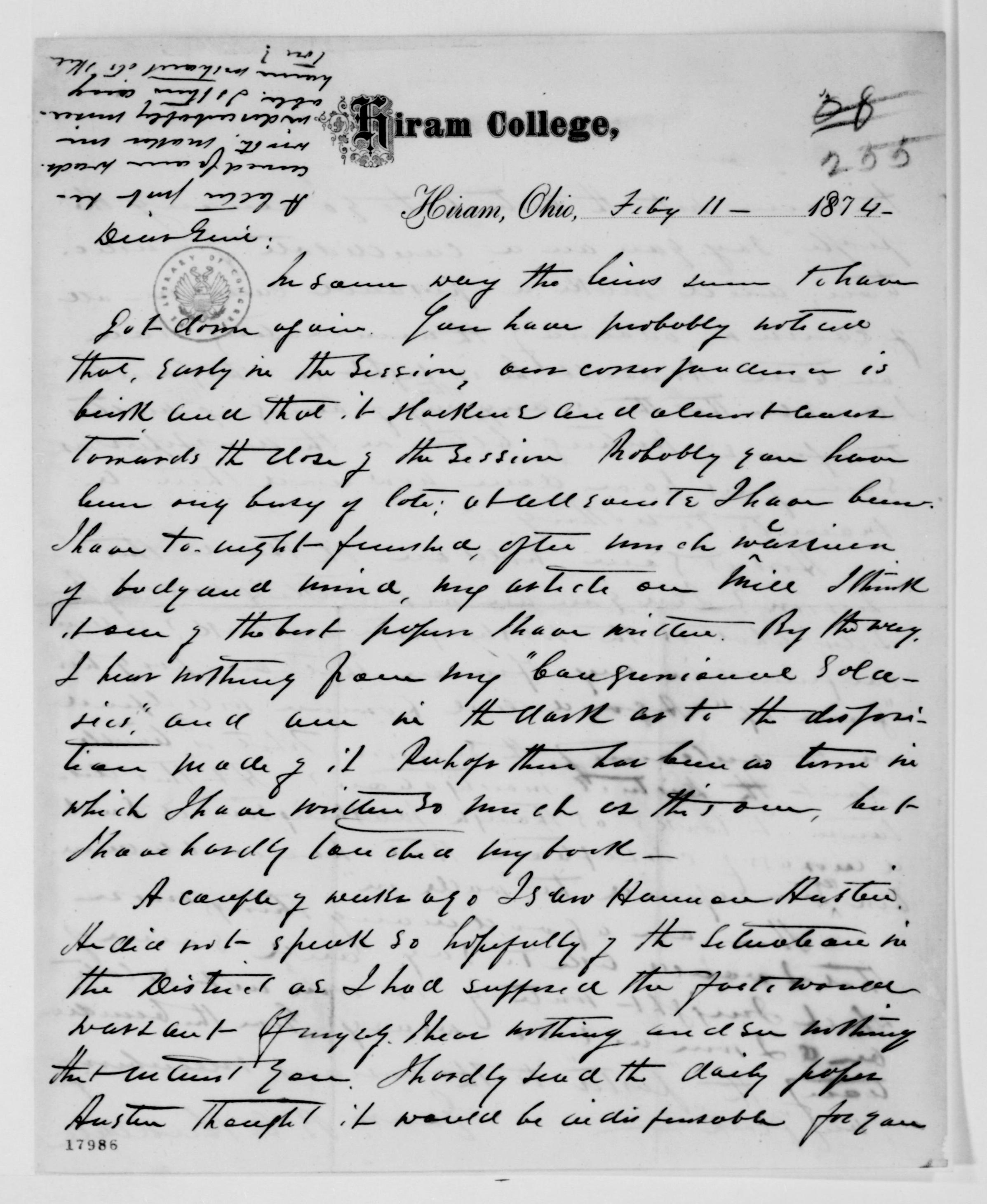 Scanned image of the current content page