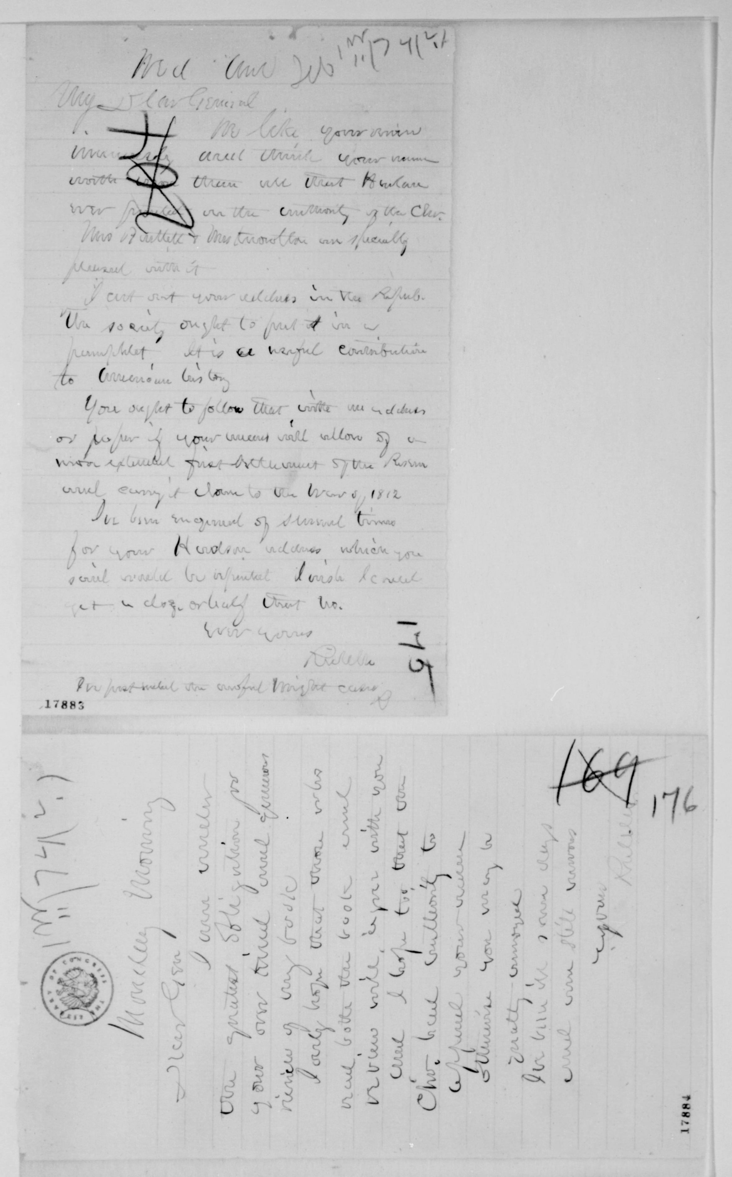 Scanned image of the current content page