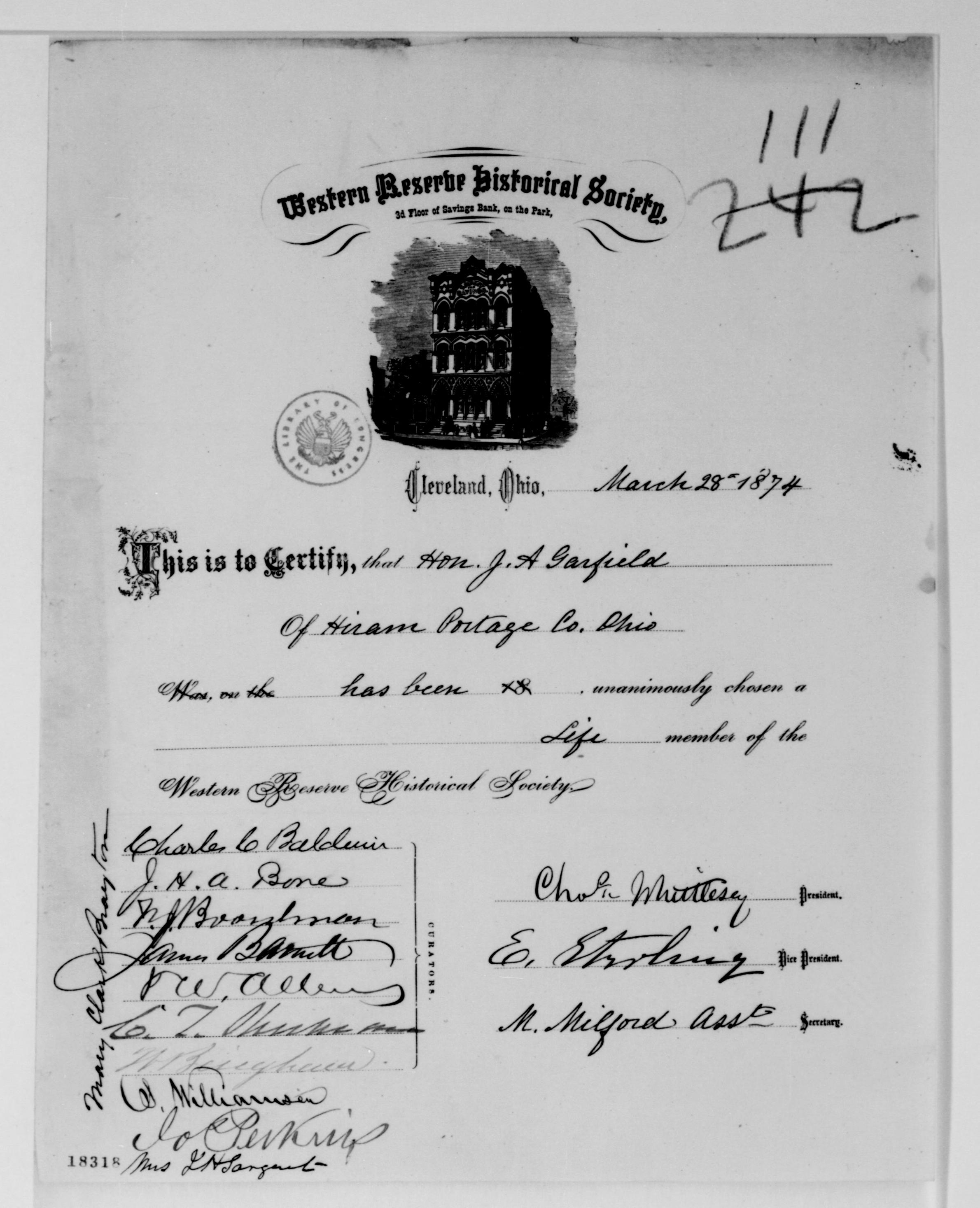 Scanned image of the current content page