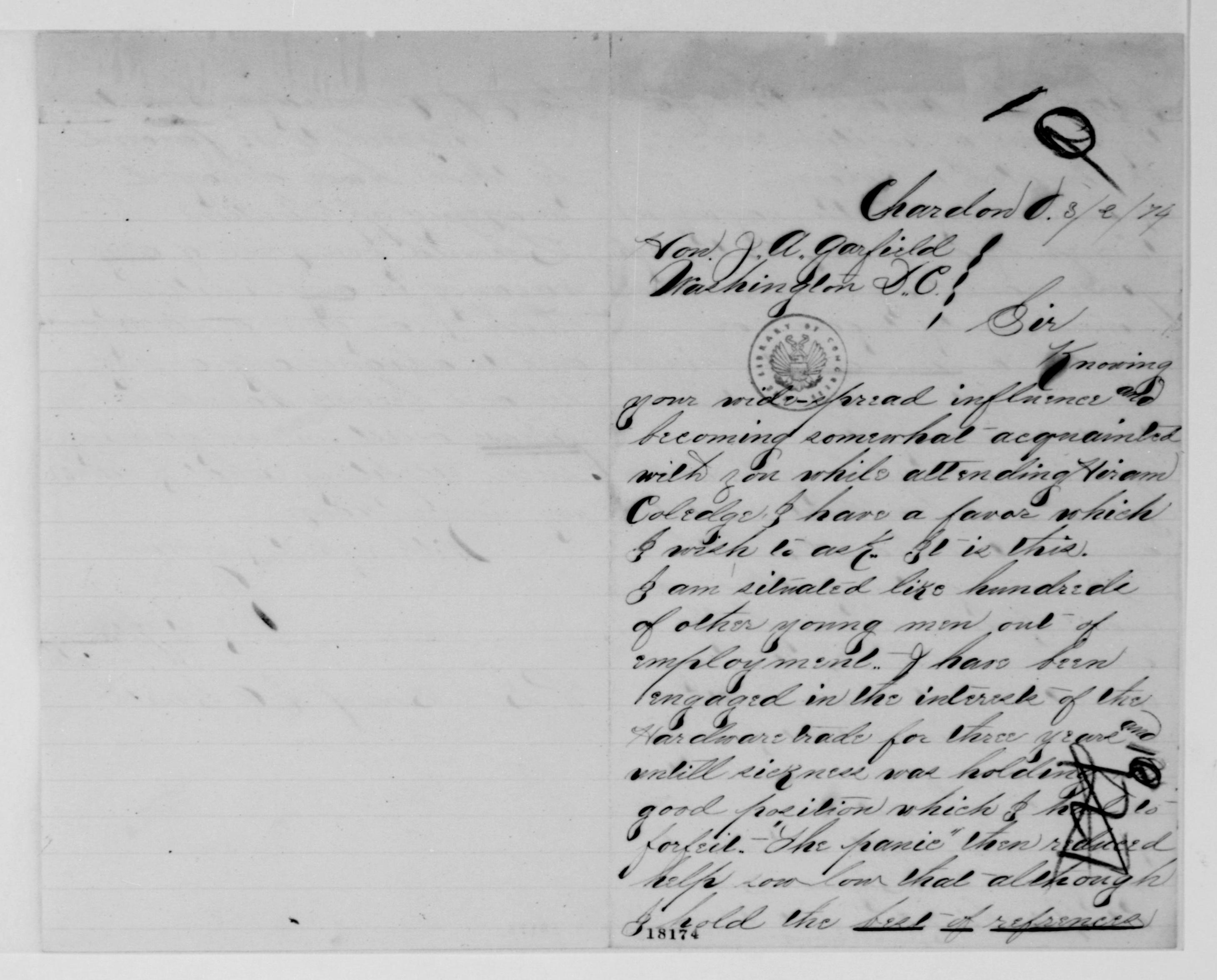 Scanned image of the current content page