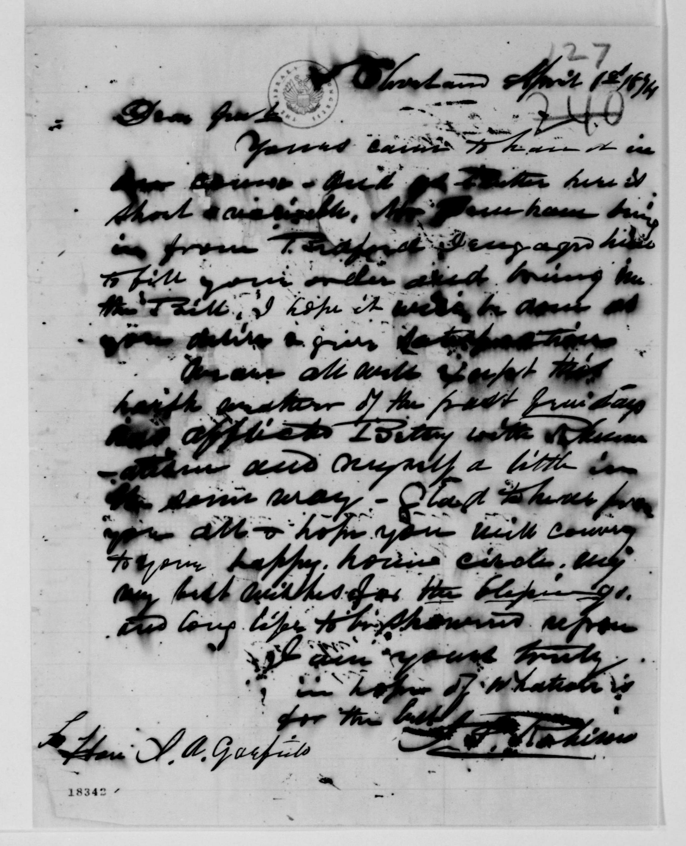 Scanned image of the current content page