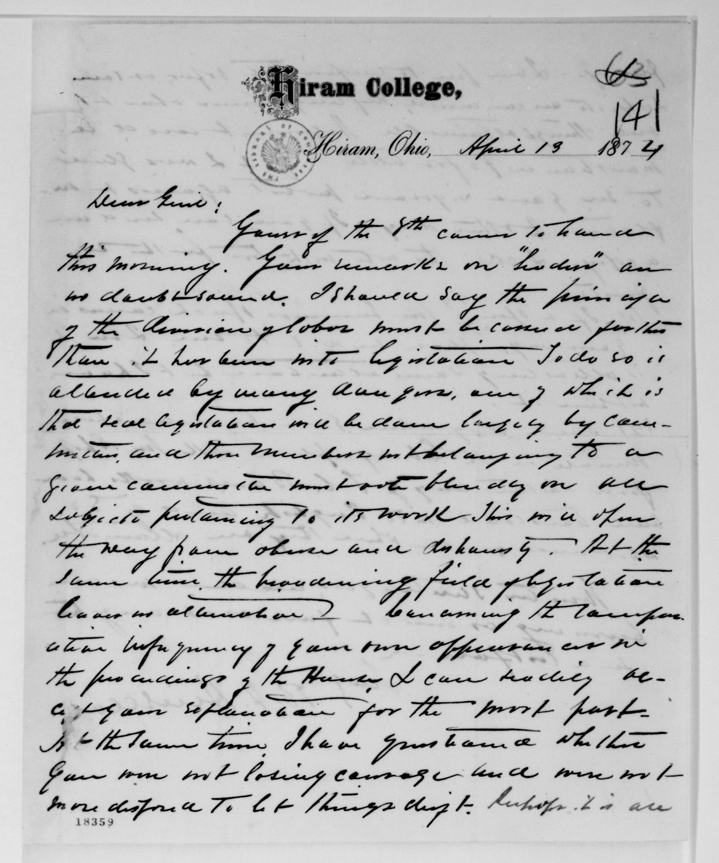 Scanned image of the current content page