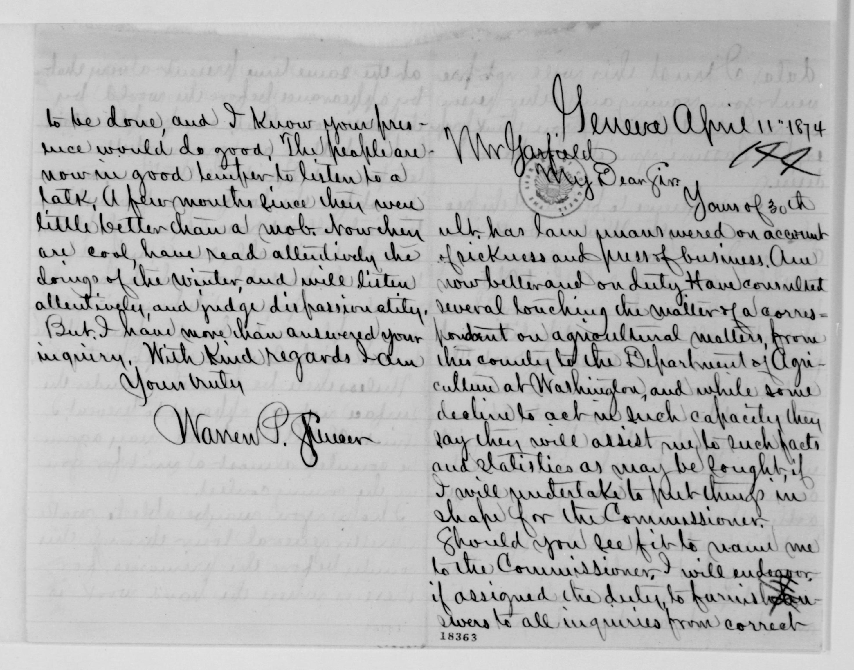 Scanned image of the current content page