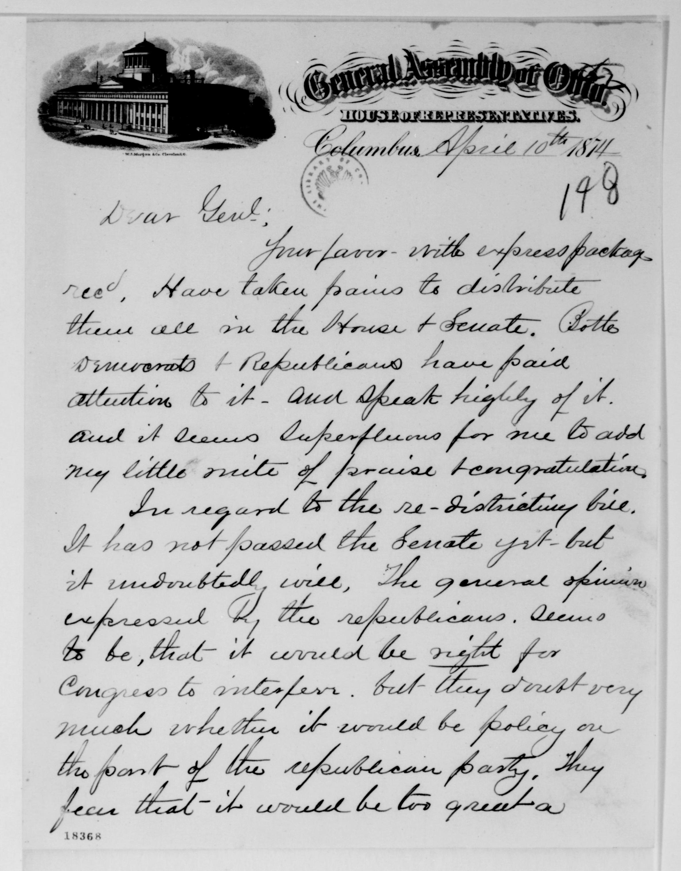 Scanned image of the current content page