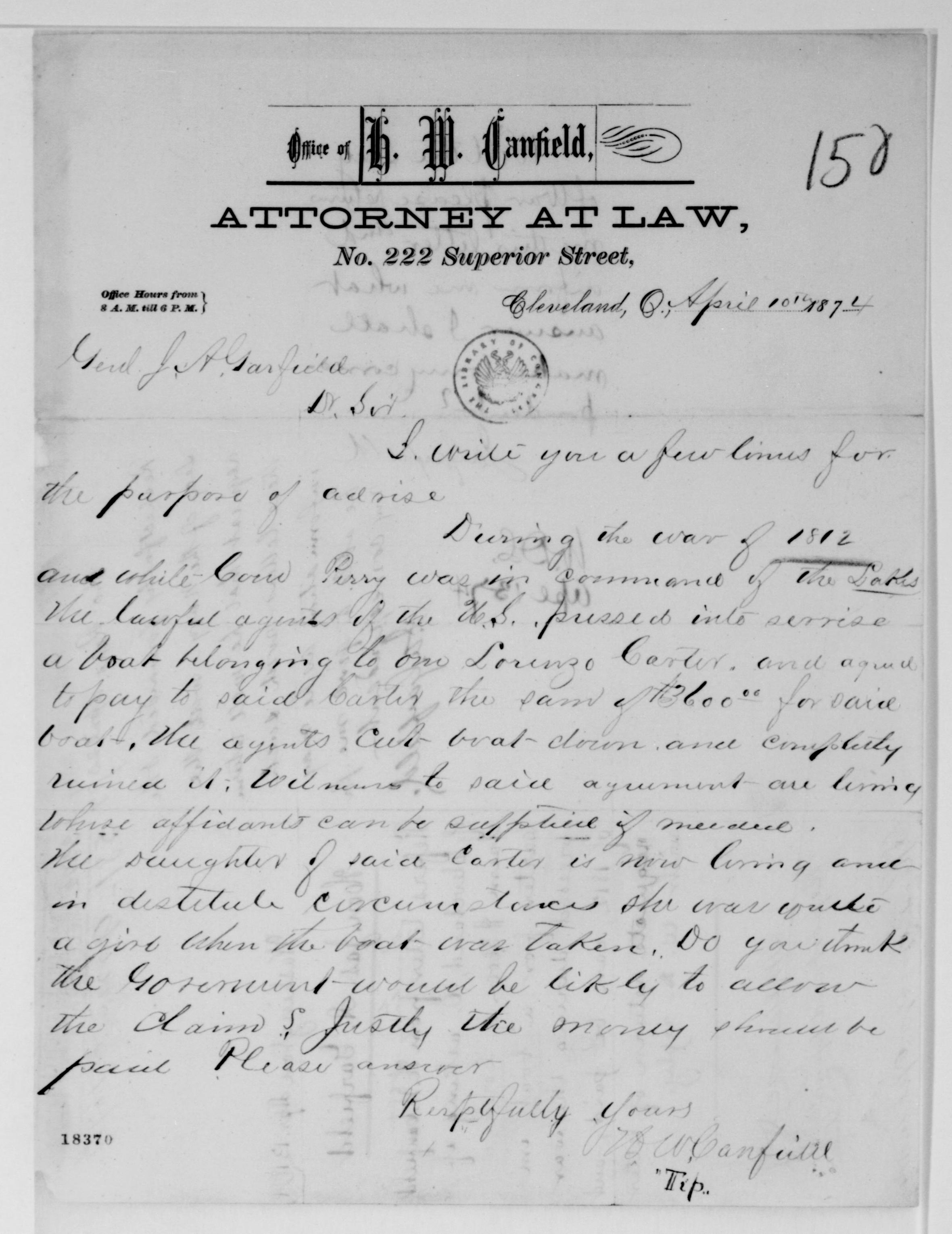 Scanned image of the current content page