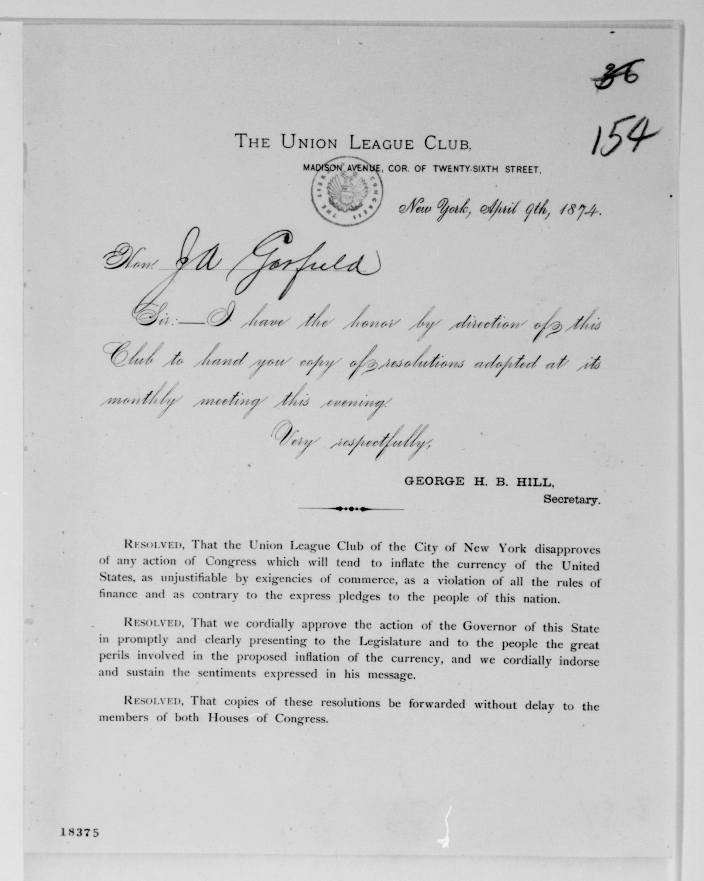 Scanned image of the current content page