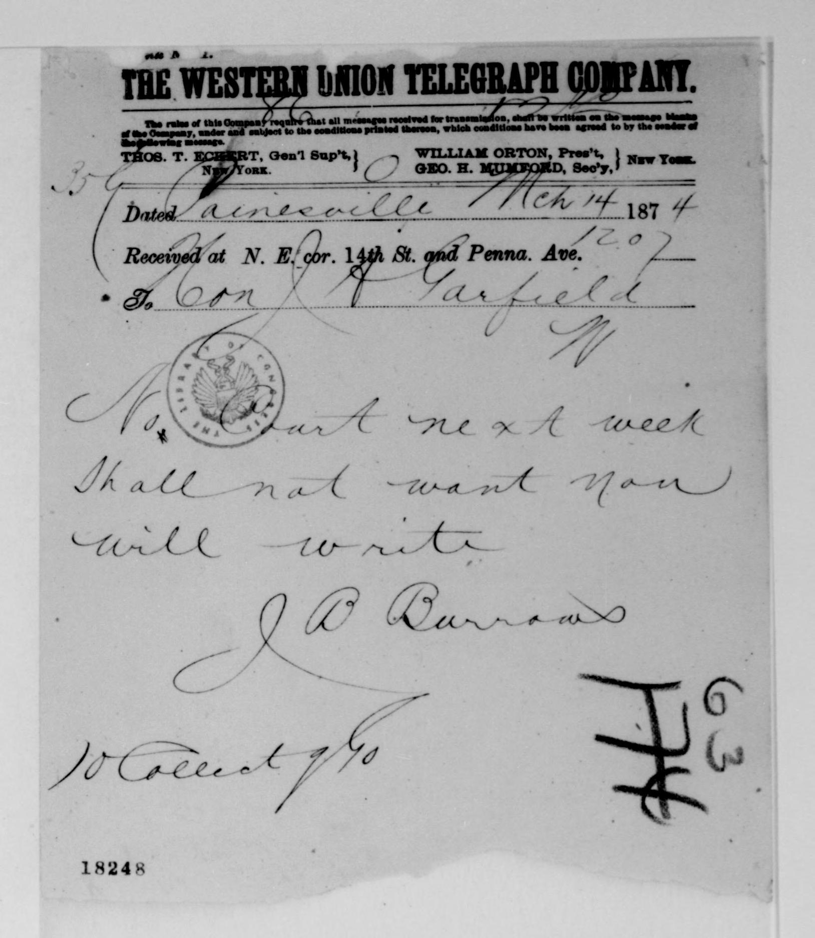 Scanned image of the current content page