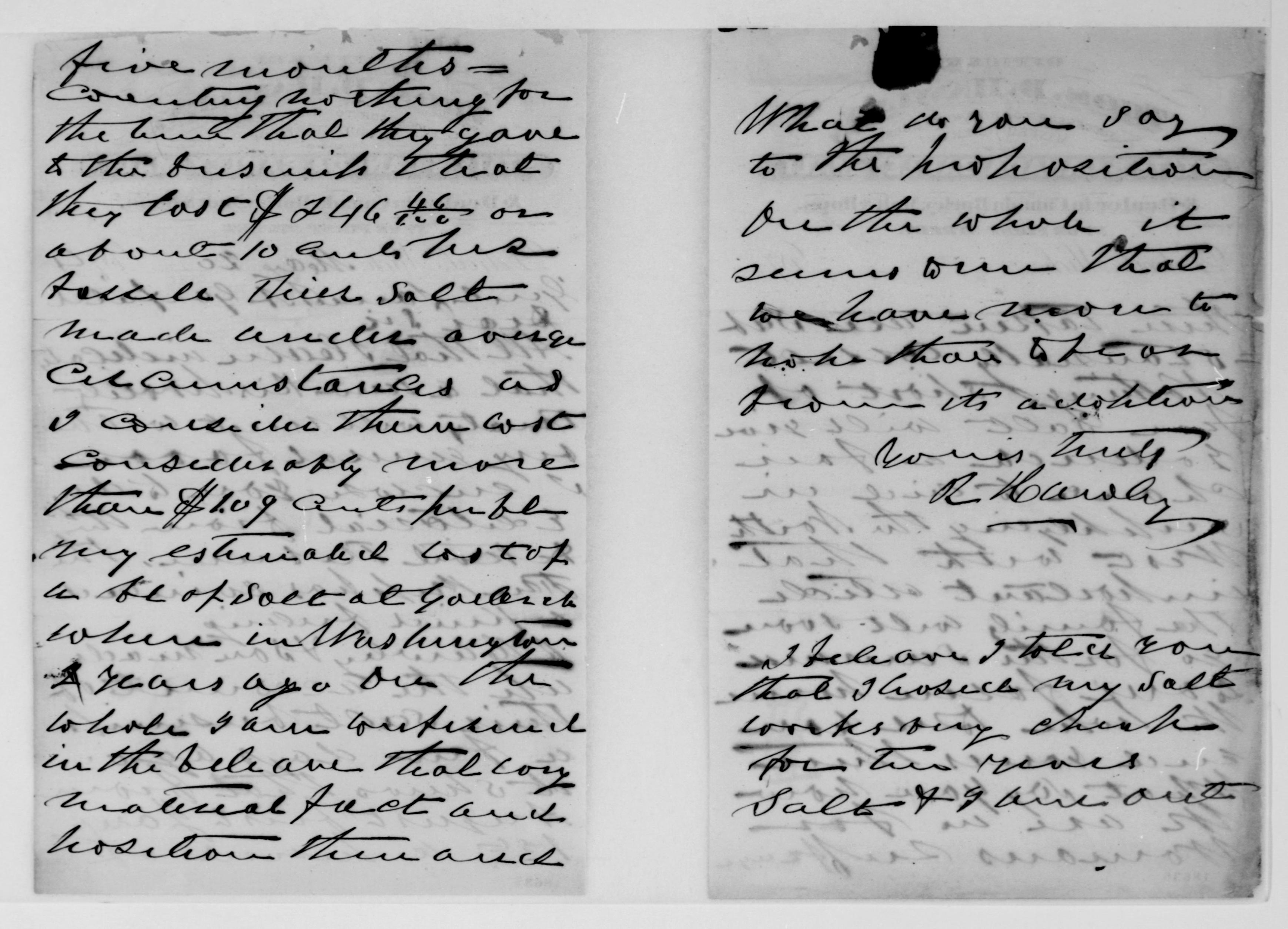 Scanned image of the current content page