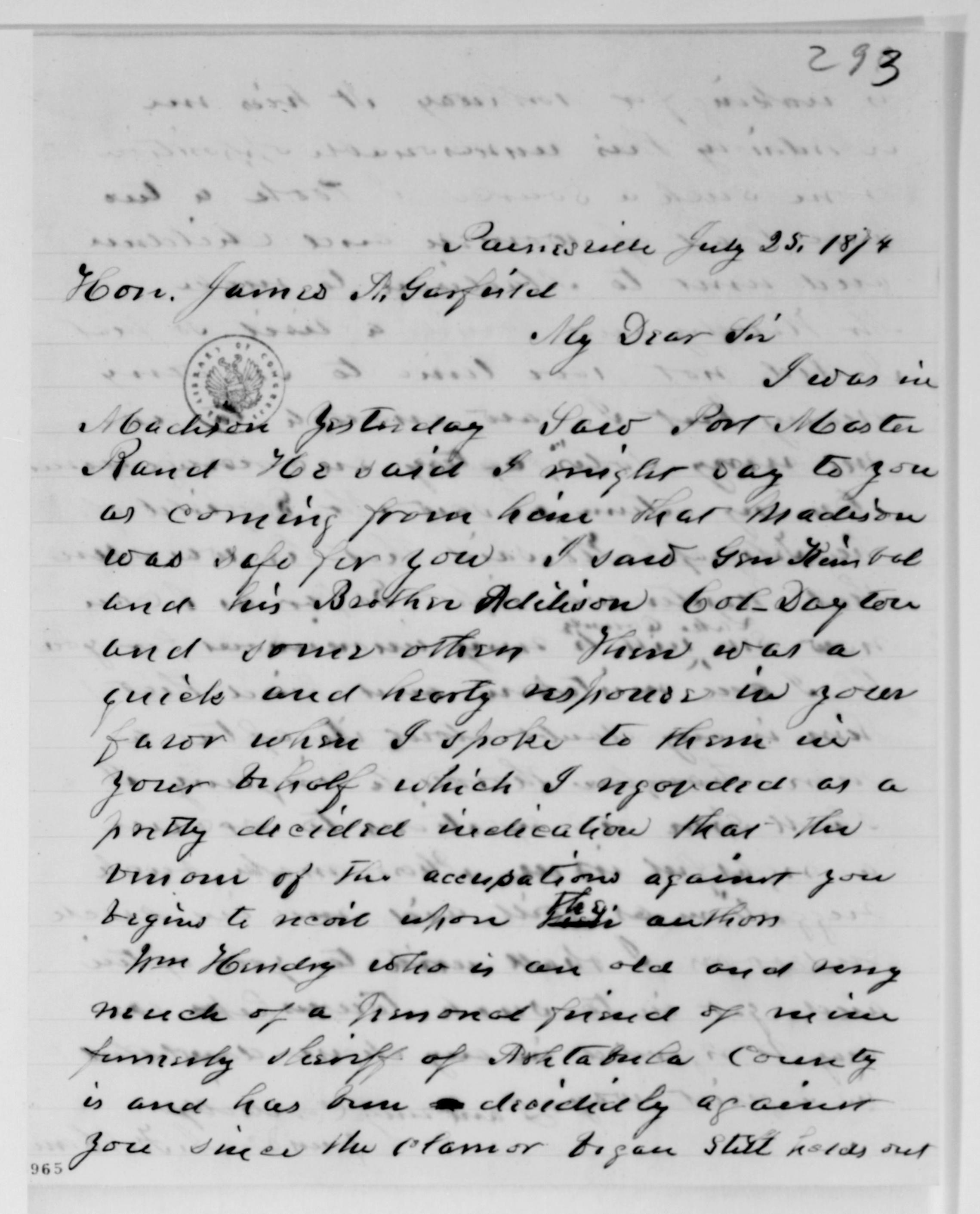 Scanned image of the current content page