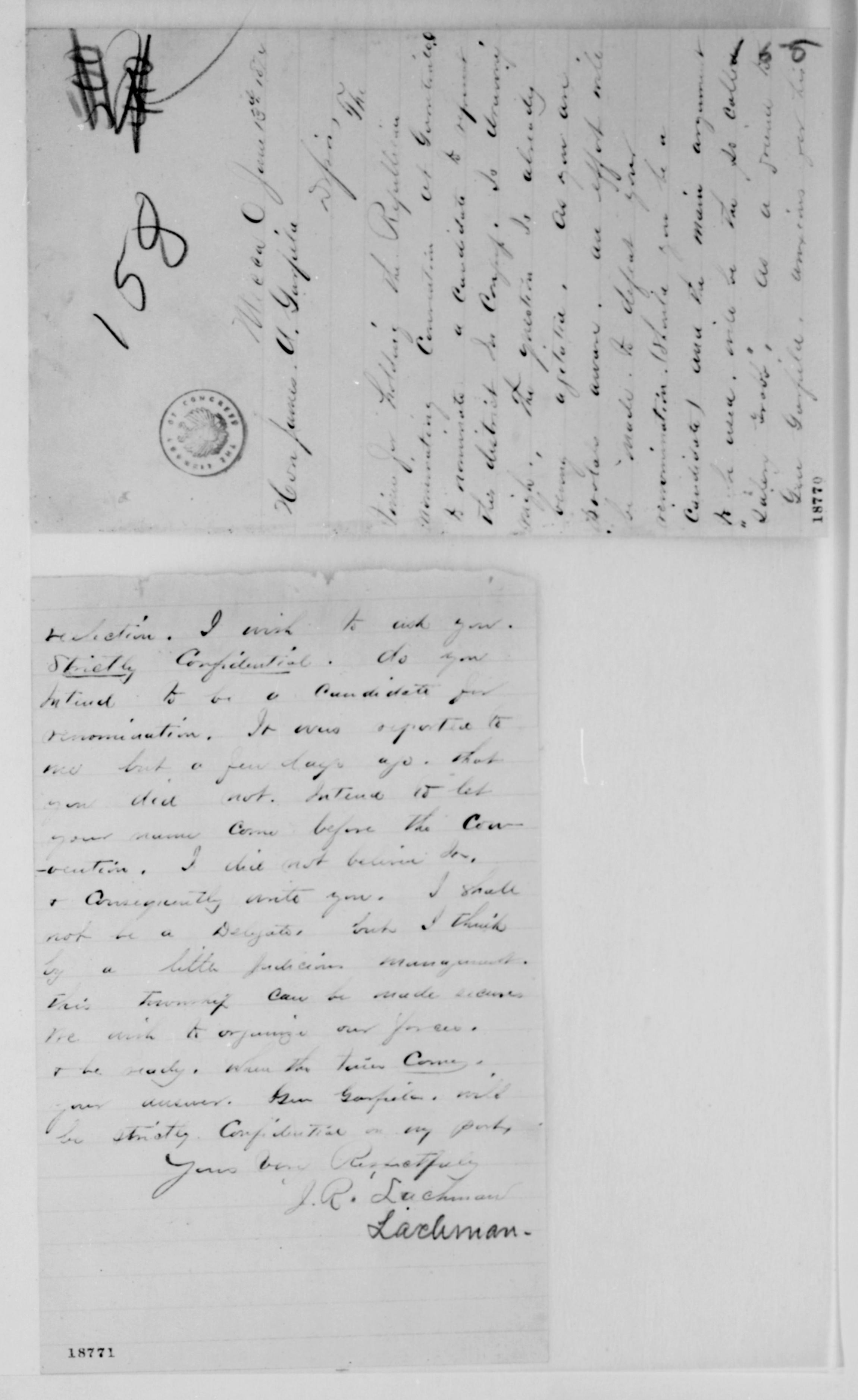 Scanned image of the current content page