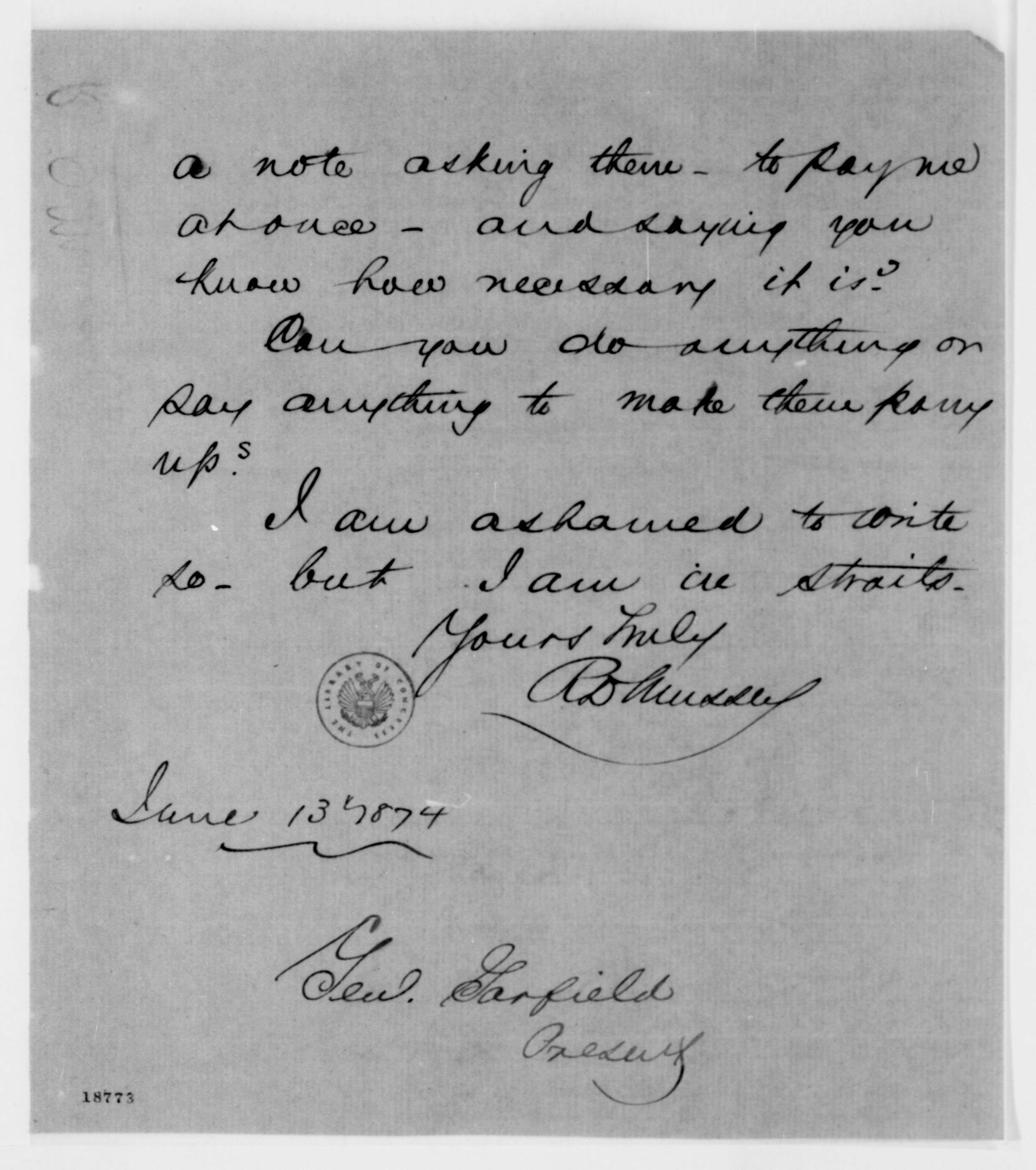 Scanned image of the current content page