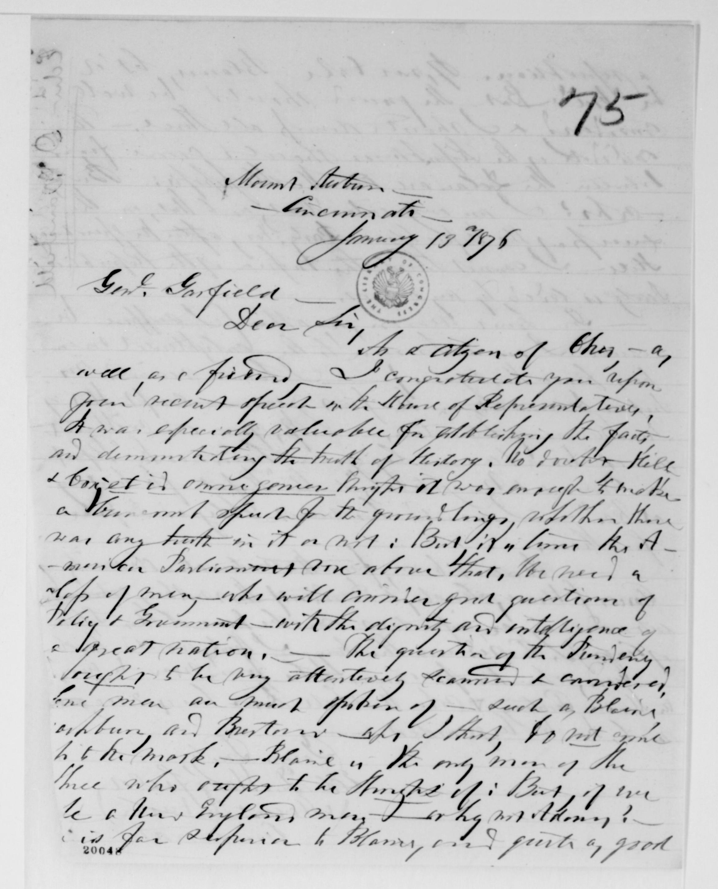 Scanned image of the current content page