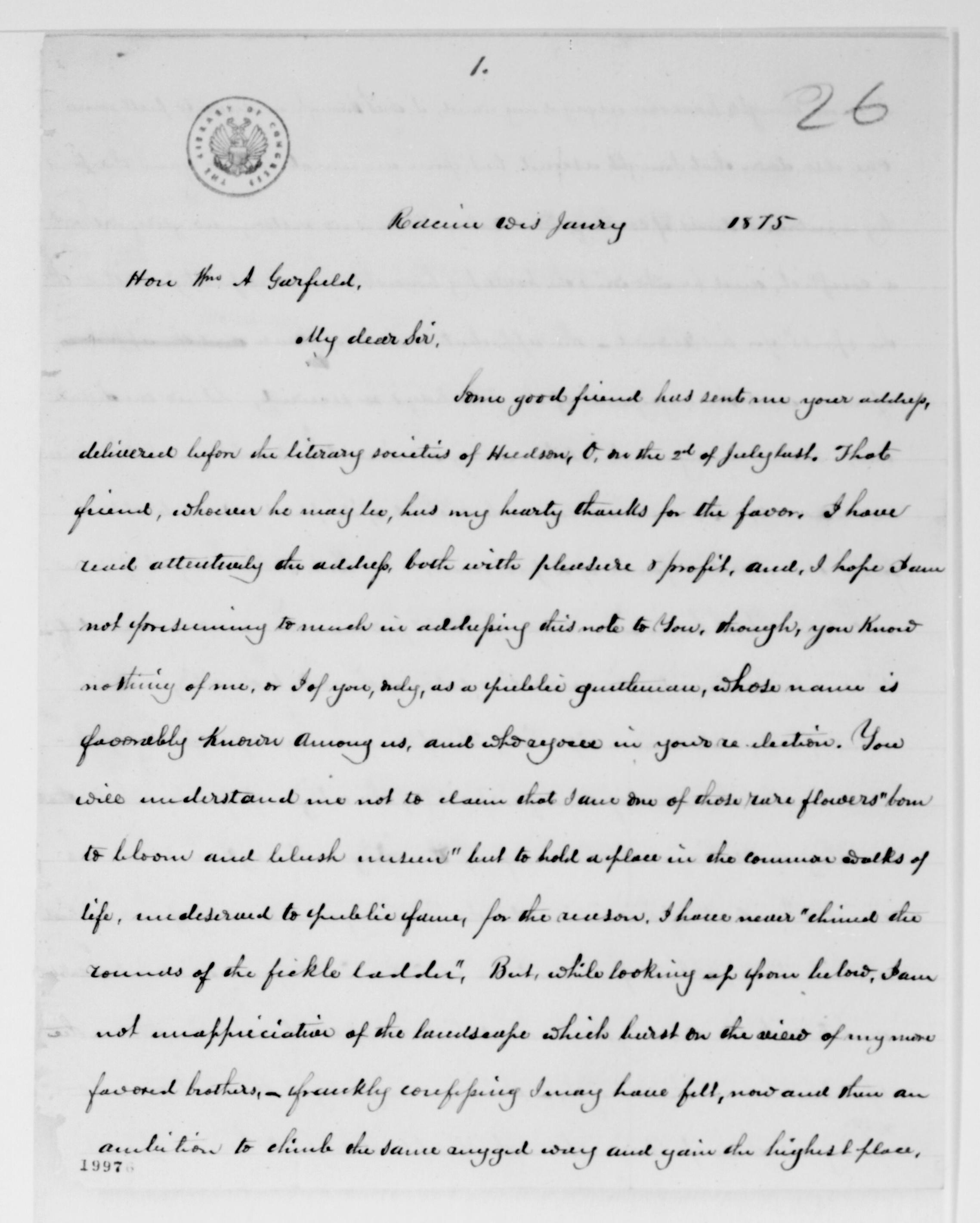 Scanned image of the current content page