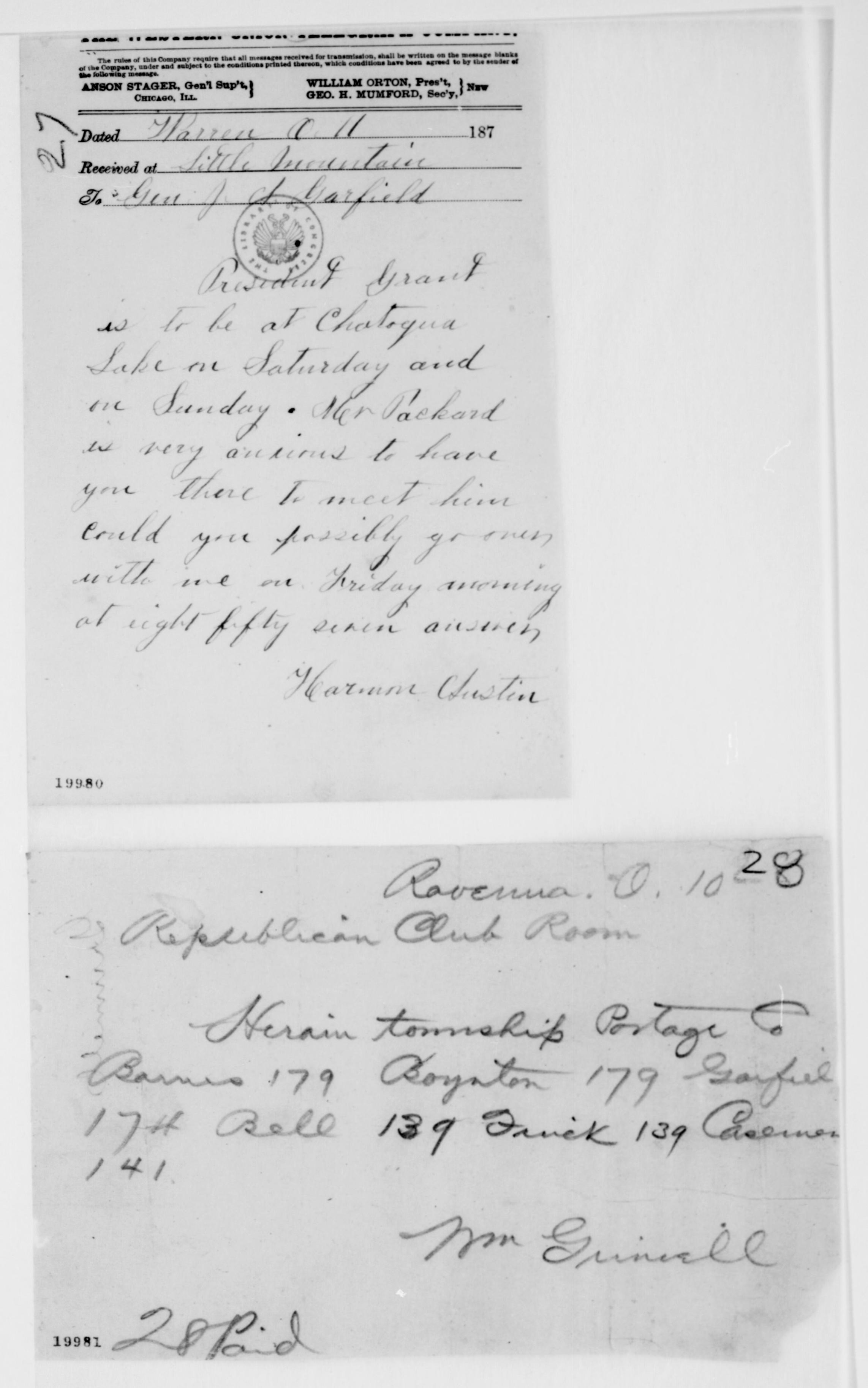 Scanned image of the current content page