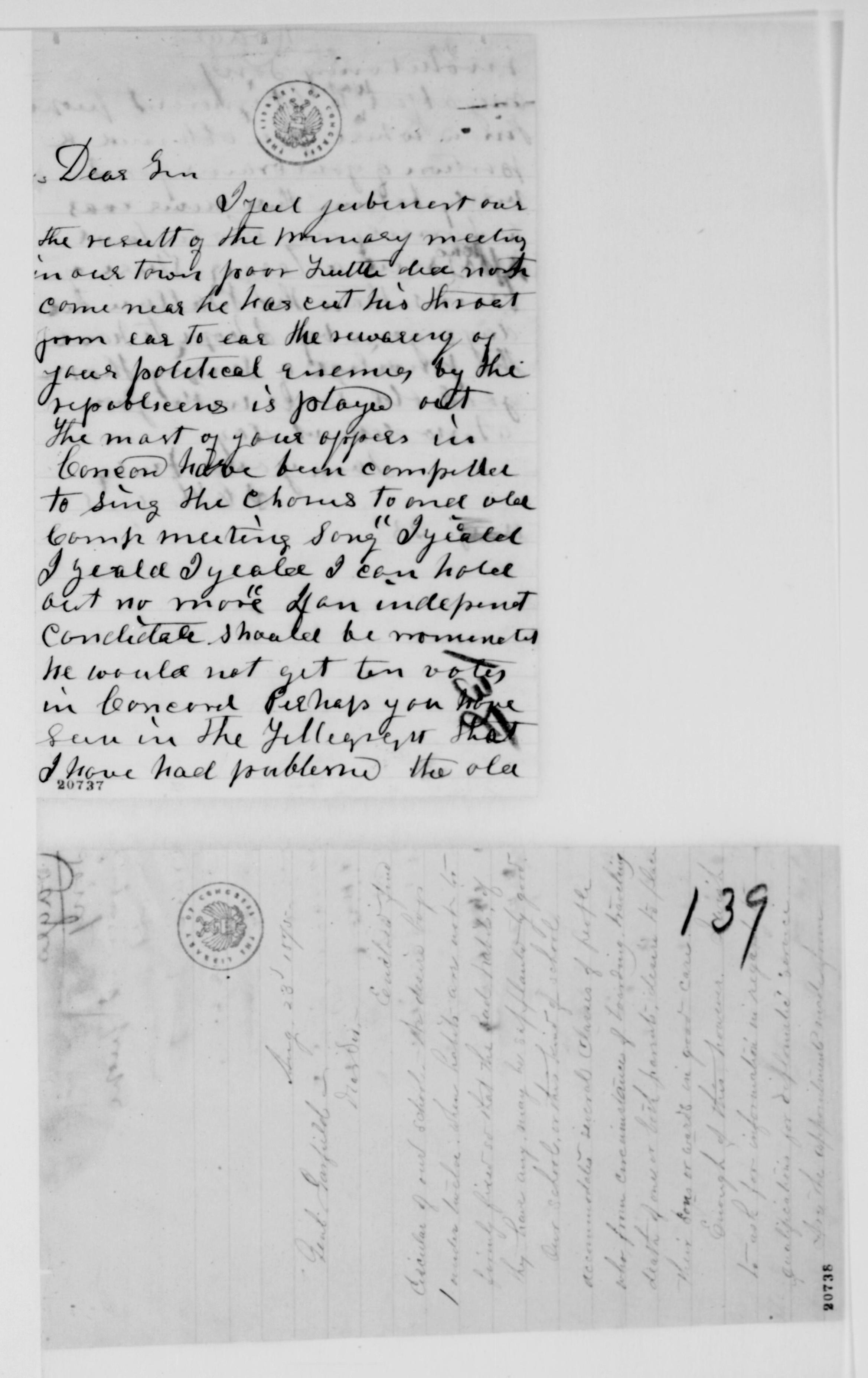 Scanned image of the current content page