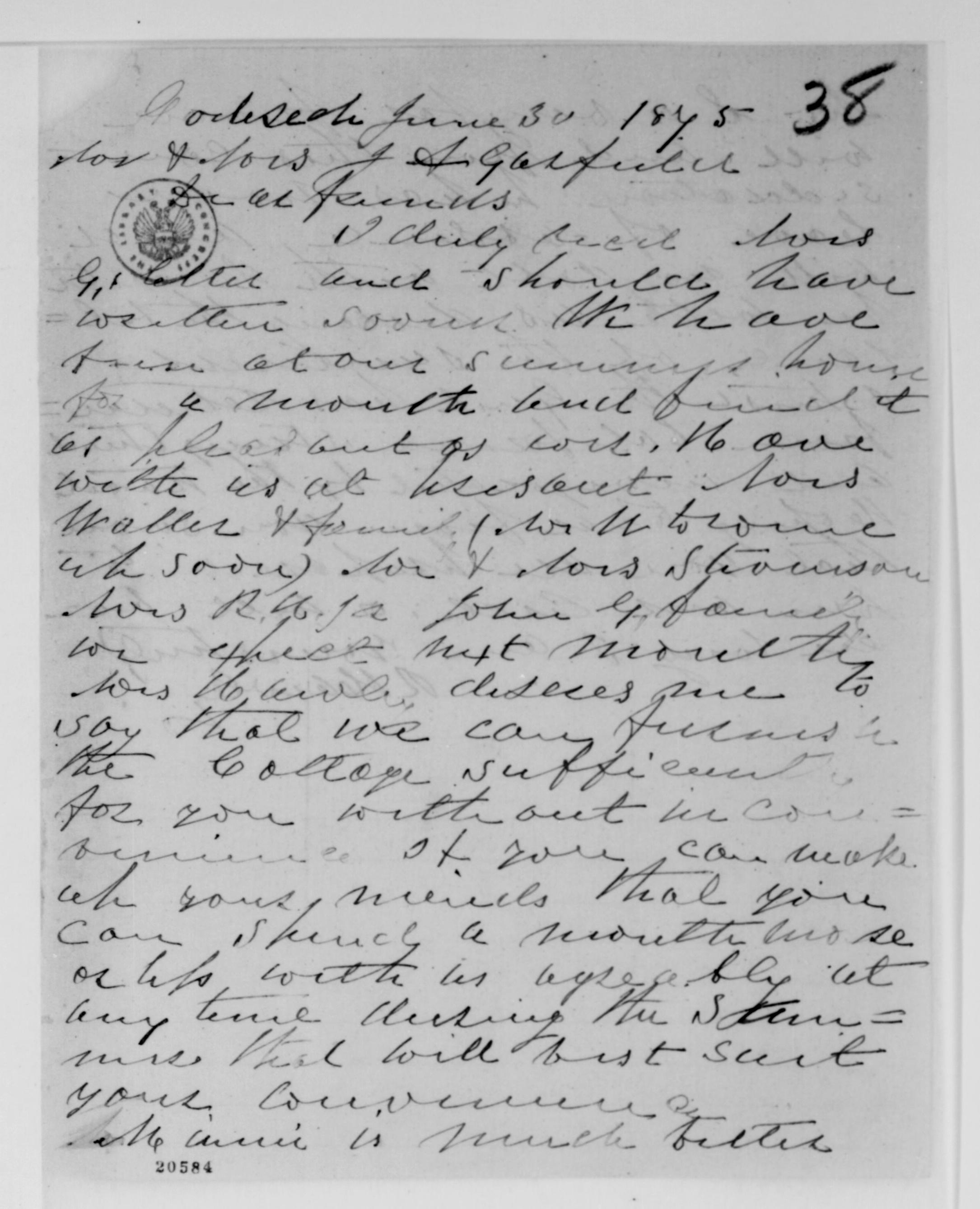 Scanned image of the current content page