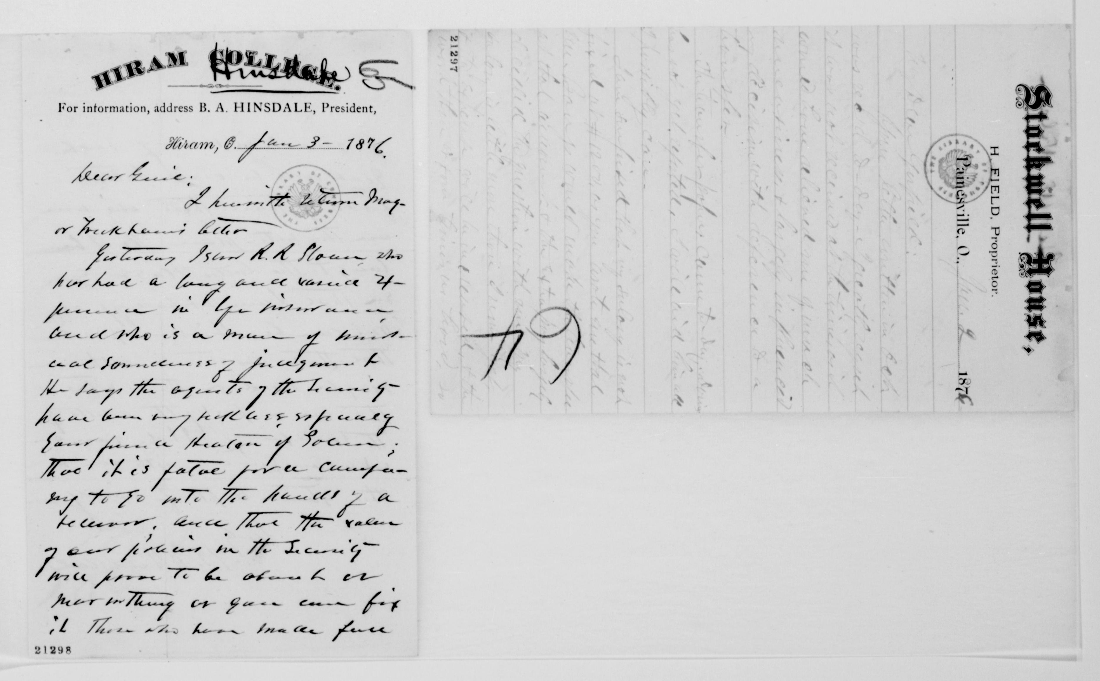 Scanned image of the current content page