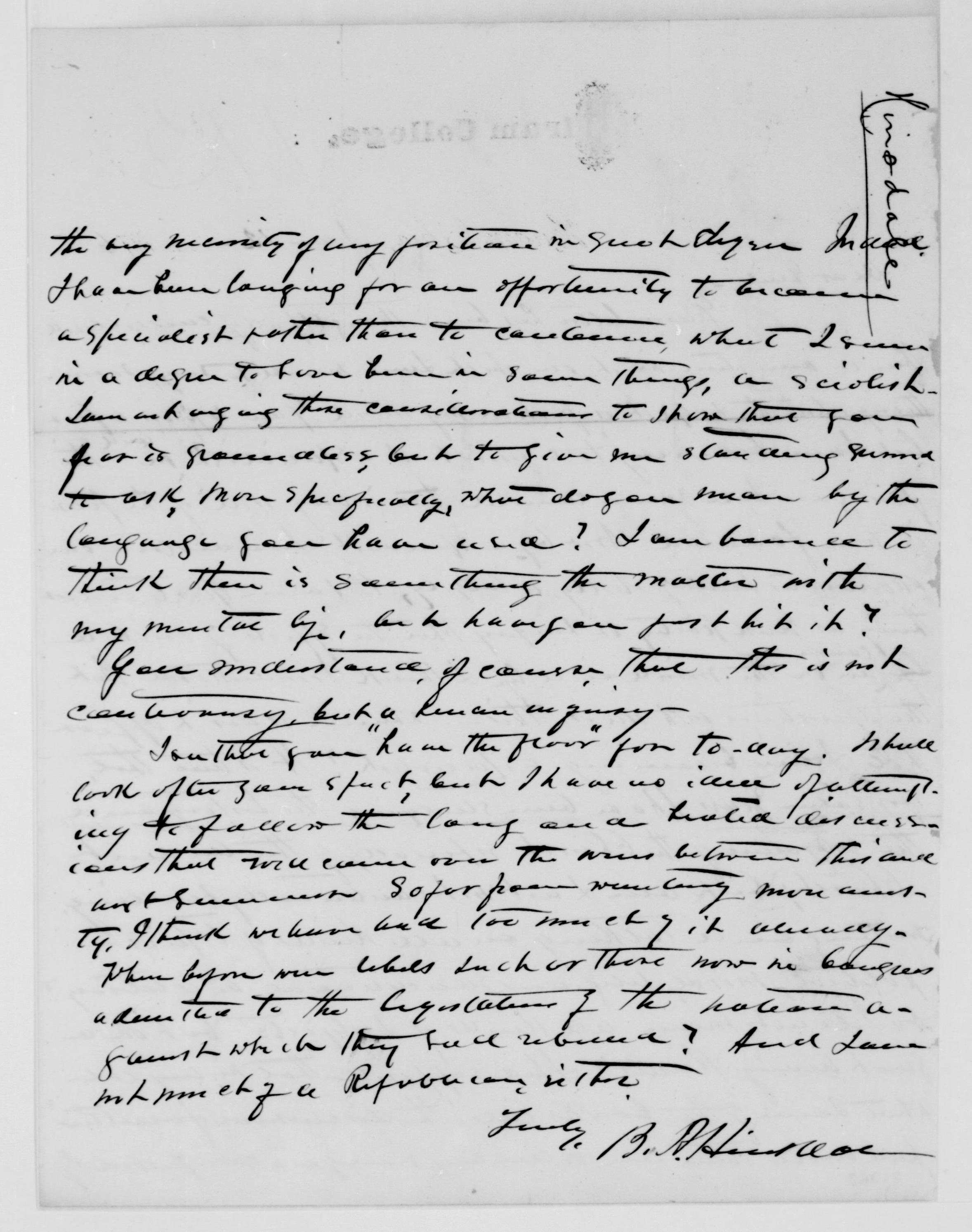 Scanned image of the current content page