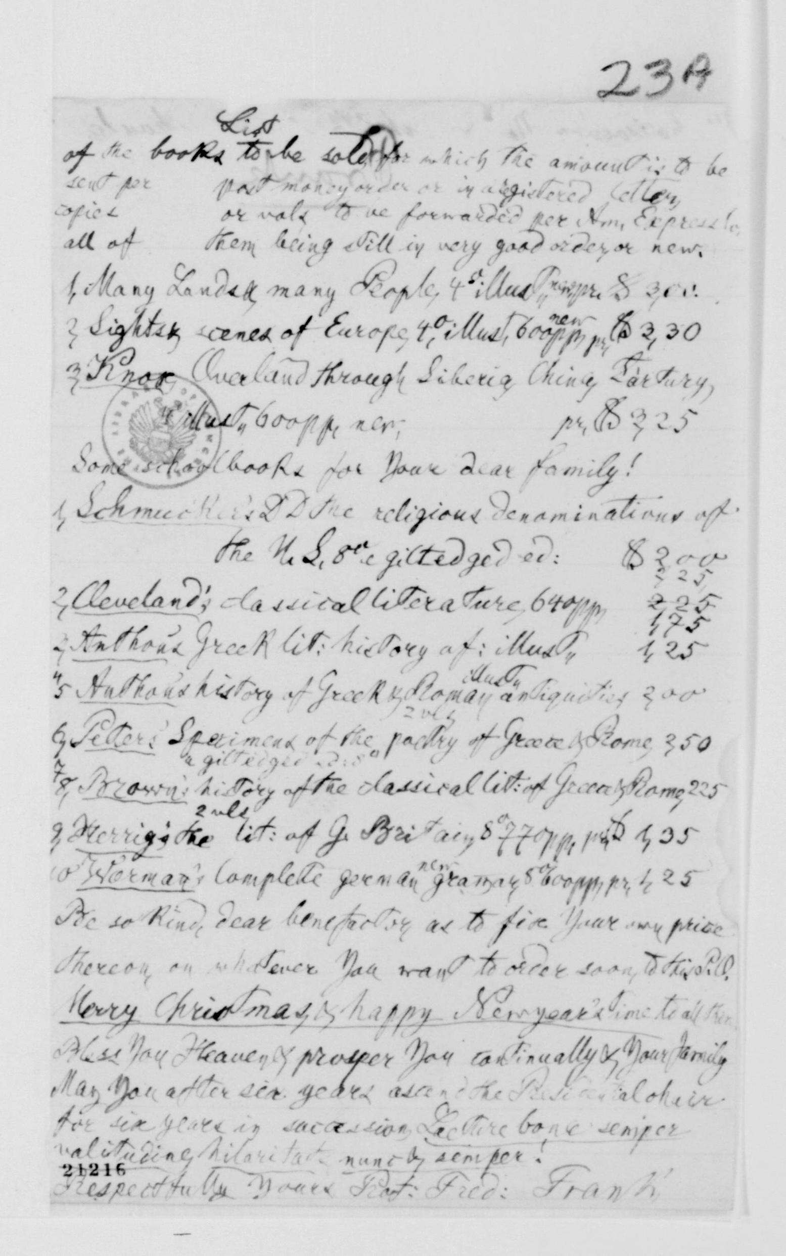 Scanned image of the current content page