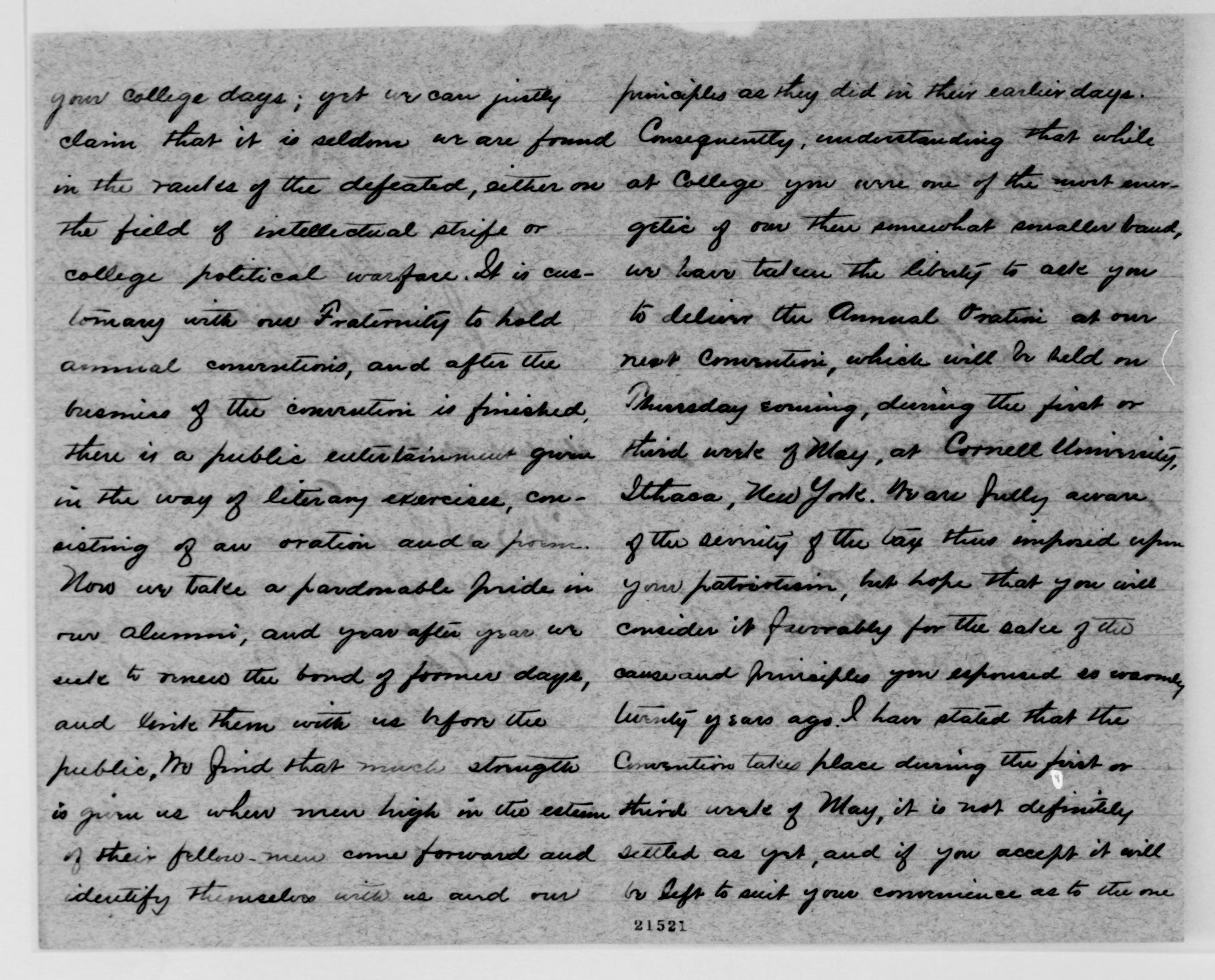 Scanned image of the current content page