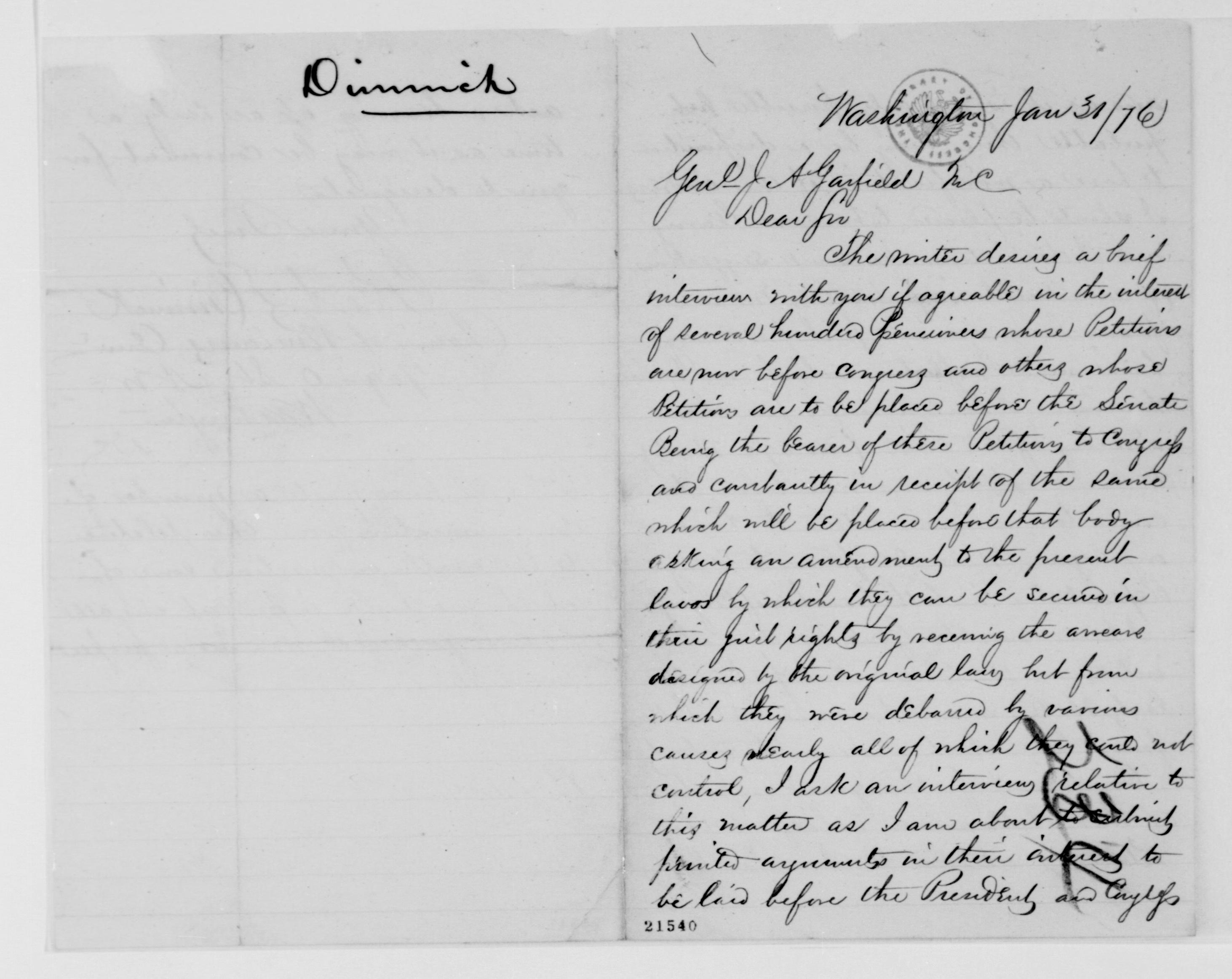 Scanned image of the current content page