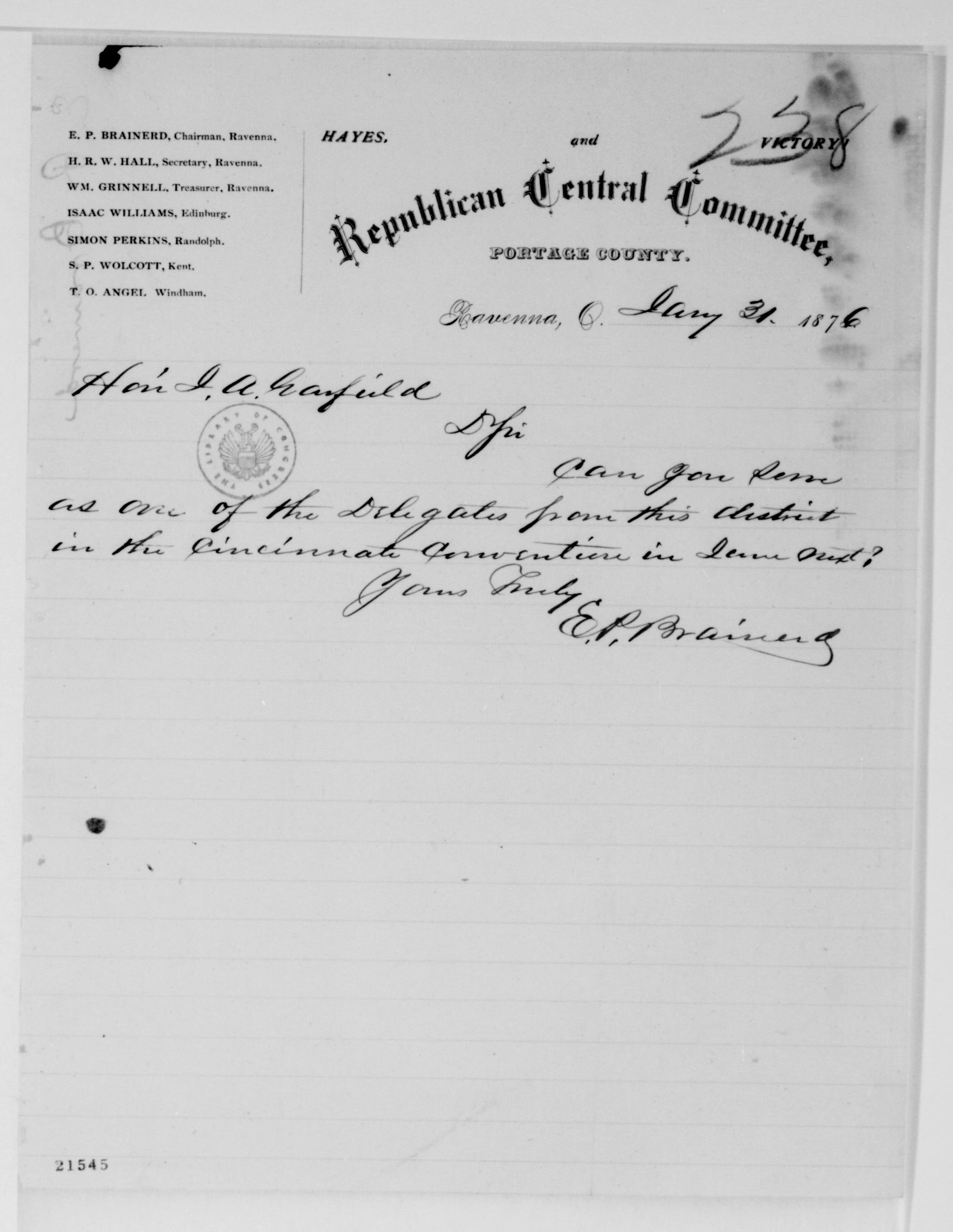 Scanned image of the current content page