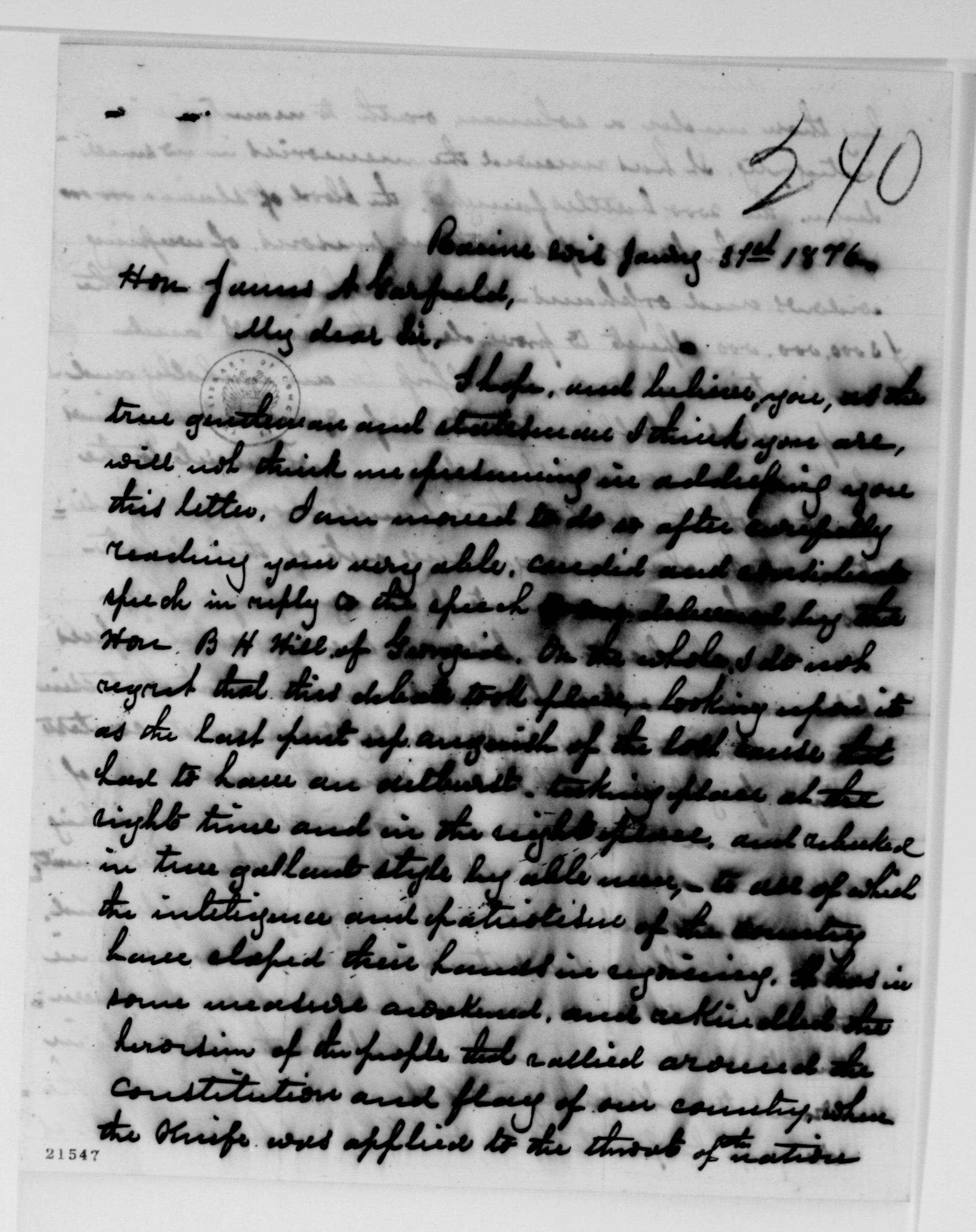 Scanned image of the current content page