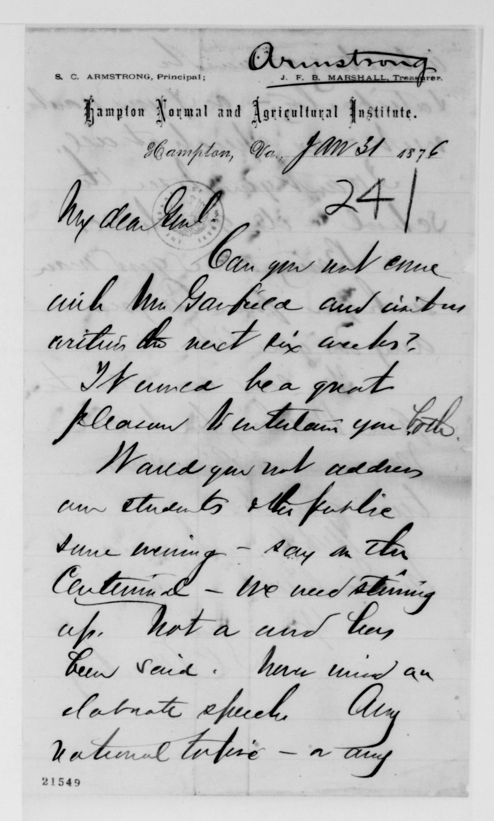 Scanned image of the current content page