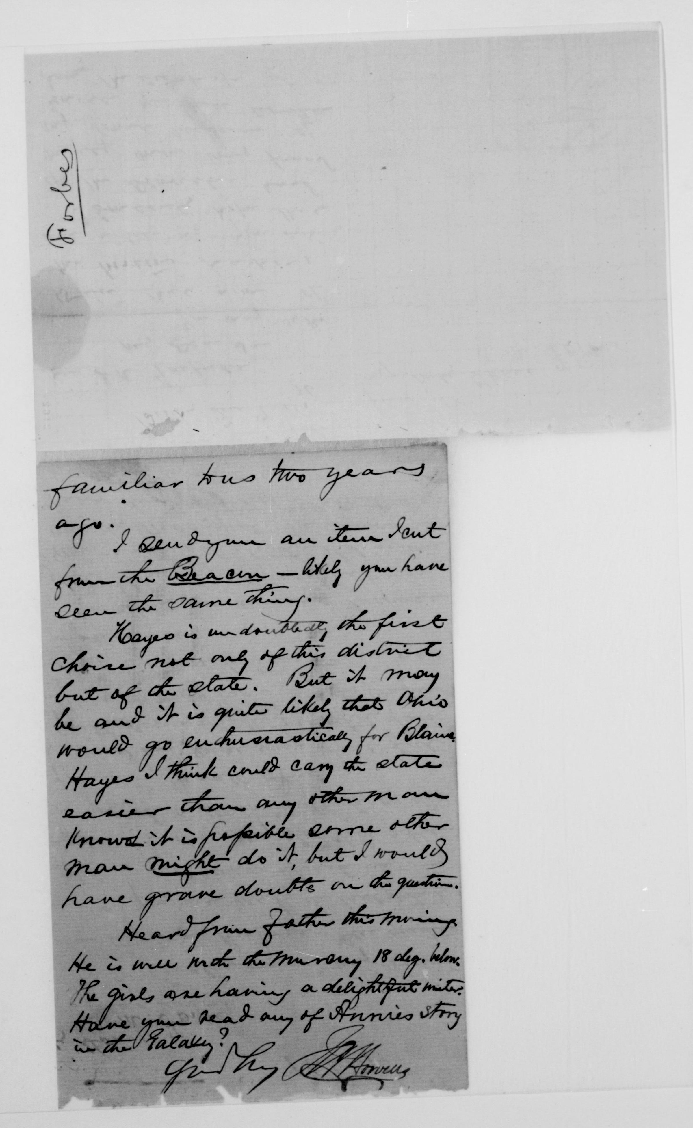 Scanned image of the current content page