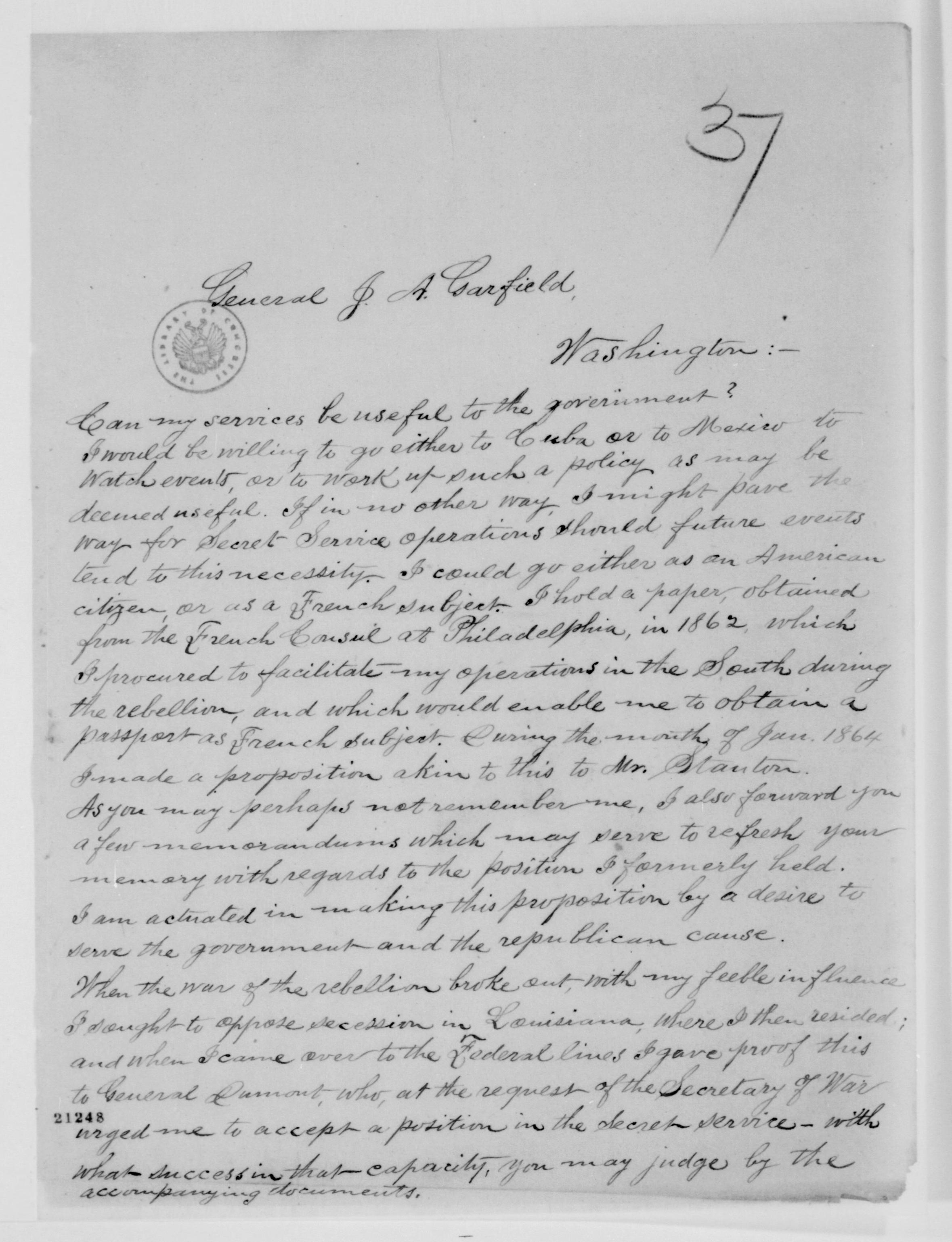 Scanned image of the current content page