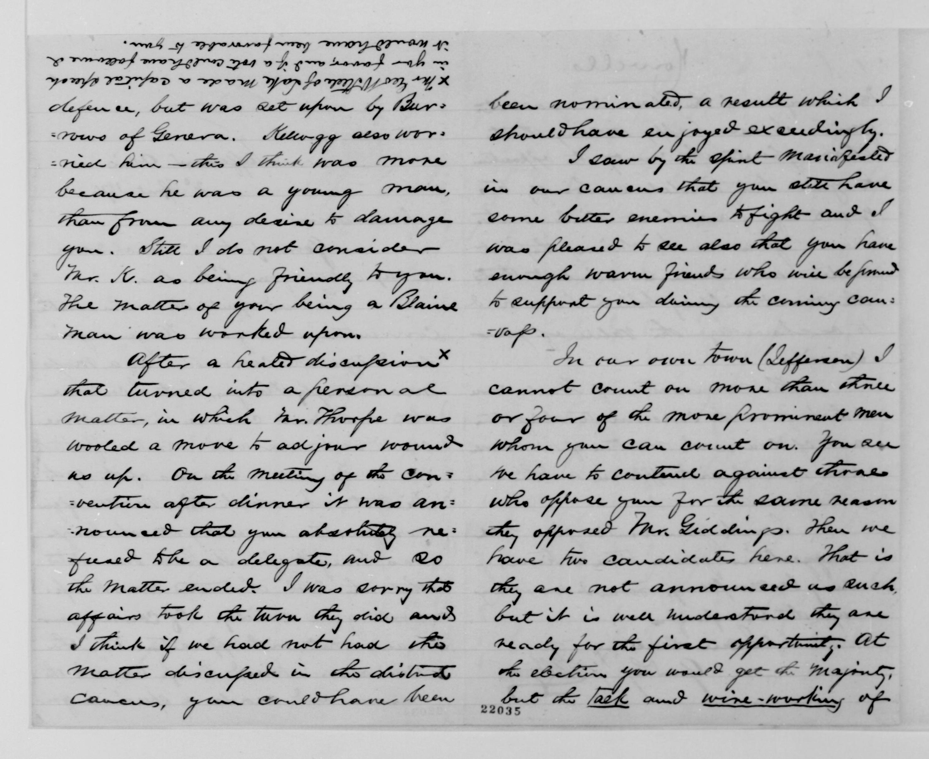 Scanned image of the current content page